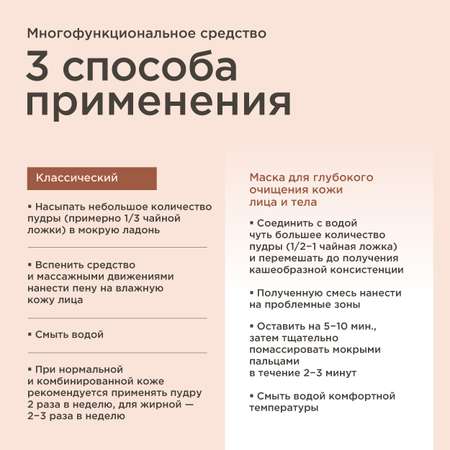 Пудра PERFECT4U Enzyme biome friendly powder