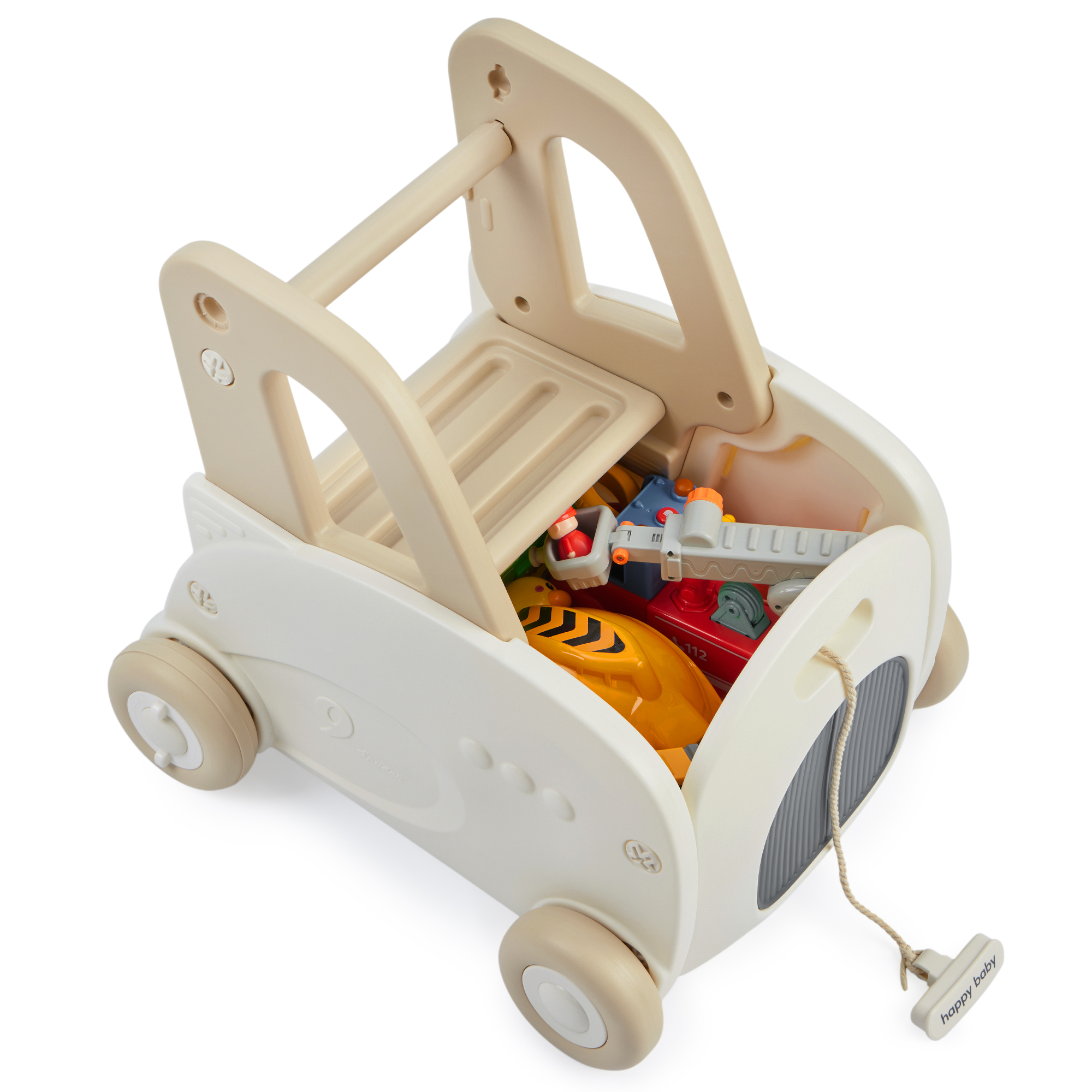 Каталка Happy Baby Vroomy на веревочке - фото 29