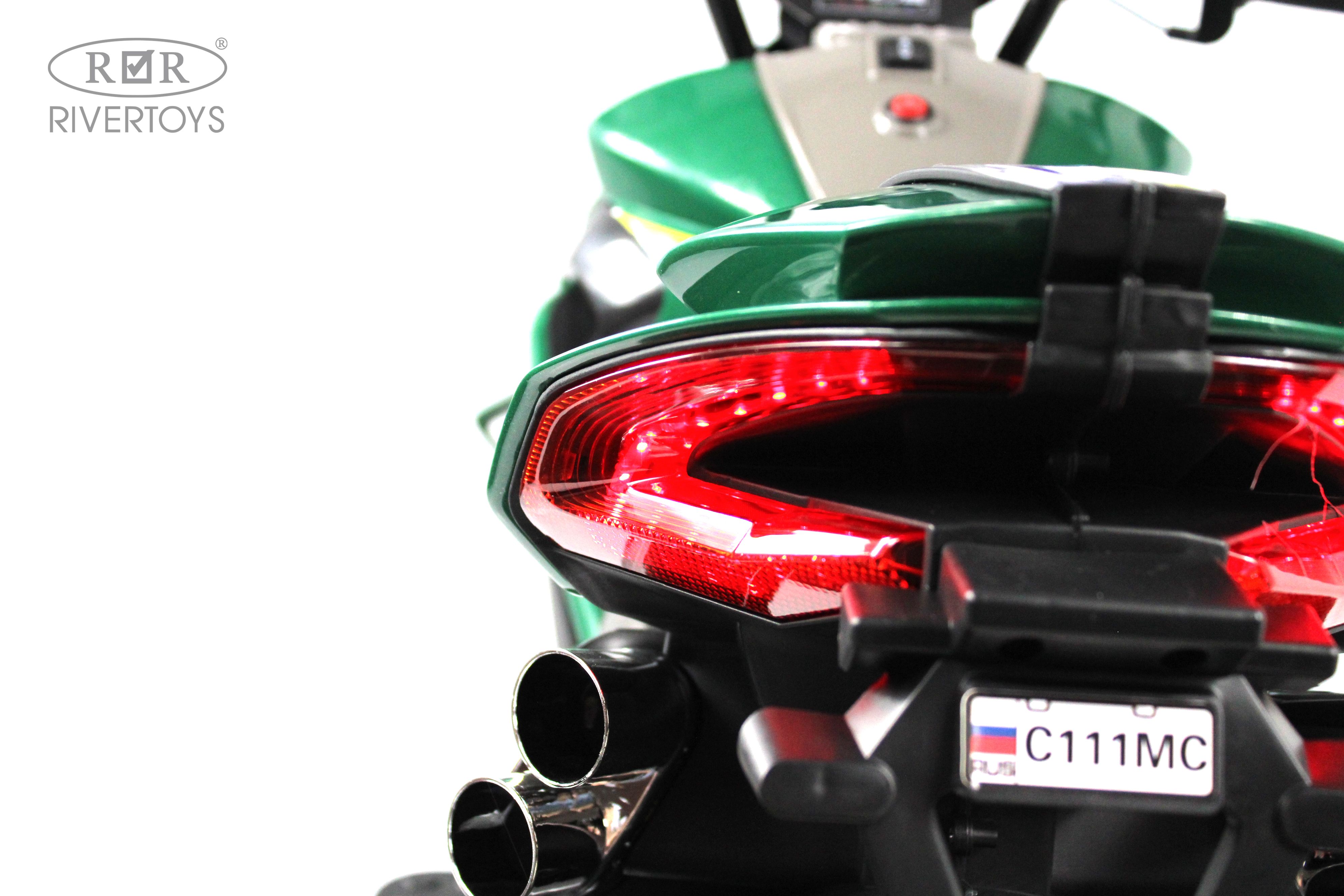 Электромобиль RIVERTOYS C111MC-GREEN - фото 5