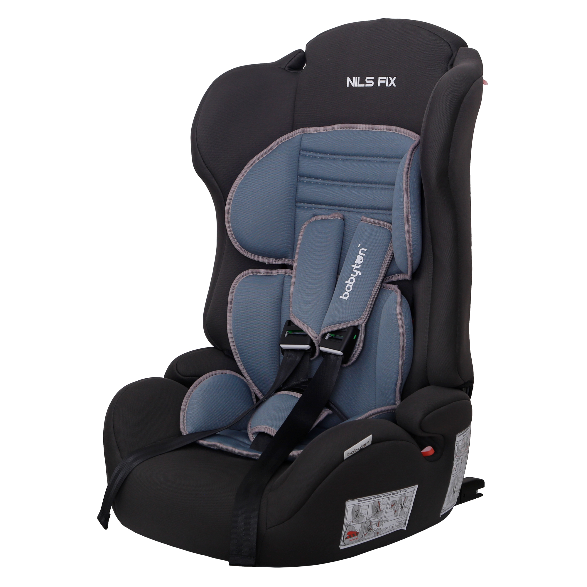 Автокресло Babyton Nils FIX I/II/III Isofix 1/2/3 (9-36 кг) - фото 1