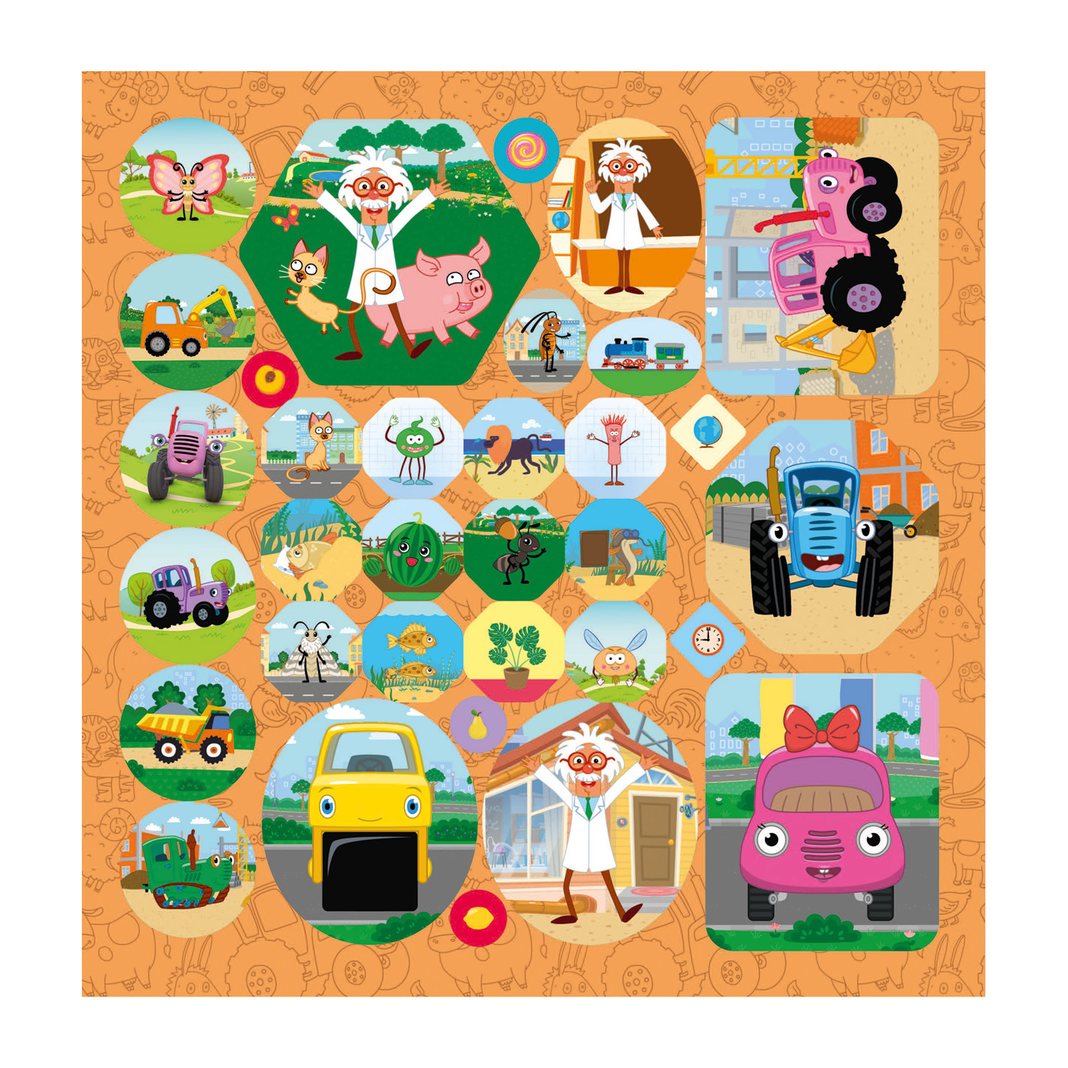 Книга ND PLAY 200 наклеек Синий трактор Лучшие каникулы - фото 3