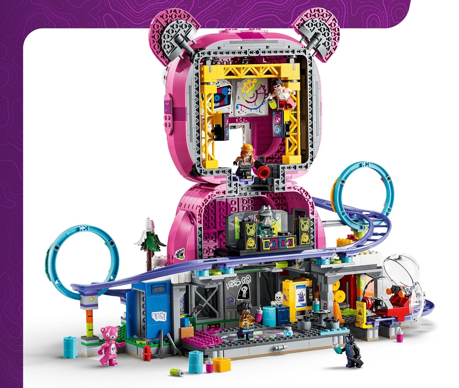Конструктор LEGO Fortnite Праздничная пещера 1963 дет. - фото 3
