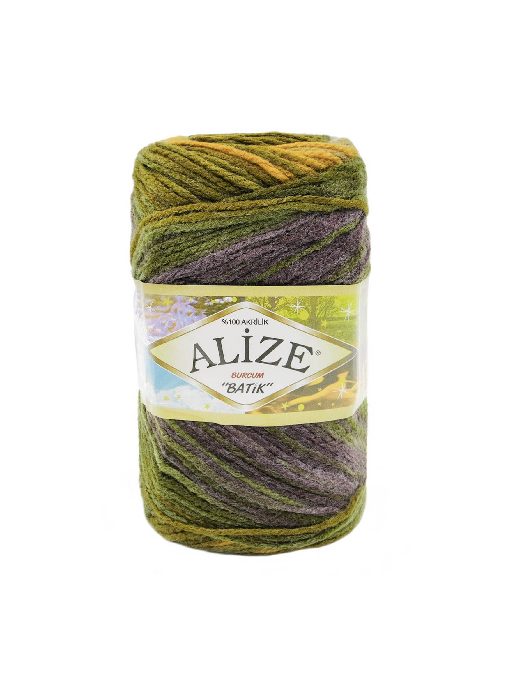 Пряжа Alize для вязания Burcum Batik 100 гр 210 м 5 мотков 5850 секционный - фото 4