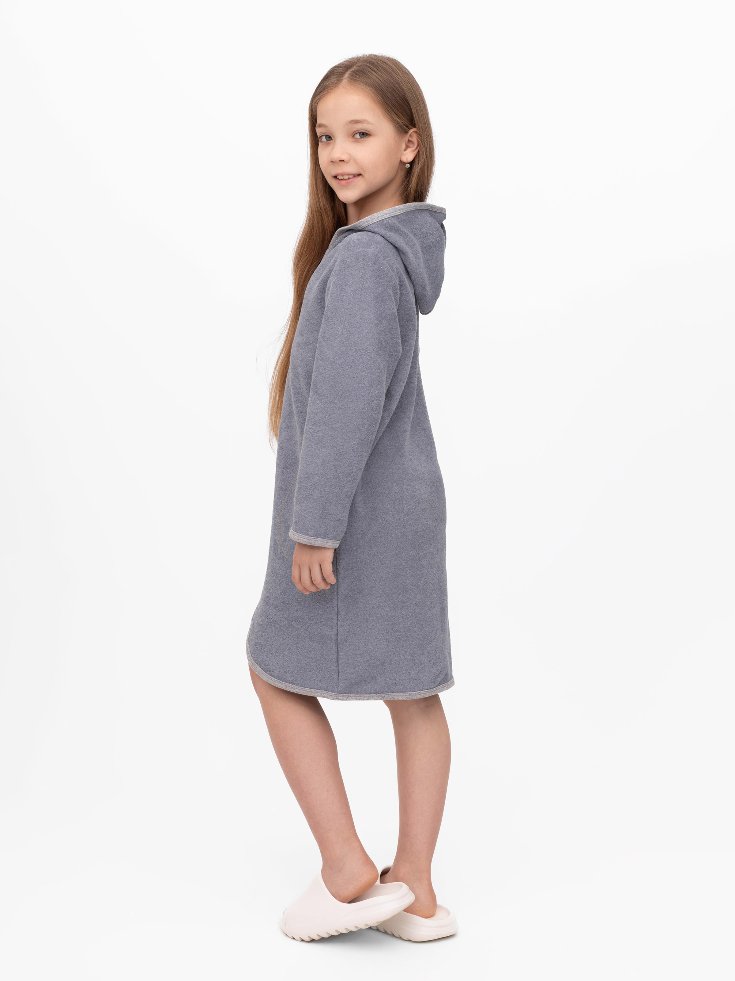 Халат Утенок 906 серый - фото 8