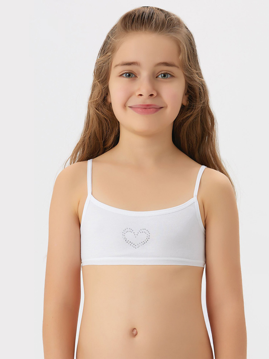 Майка Baykar 4762стразыбелый - фото 1