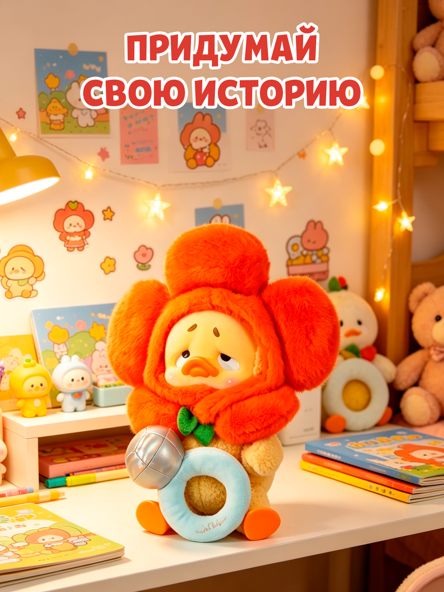 Мягкая игрушка Upset Duck Bloom for You Duck - фото 6