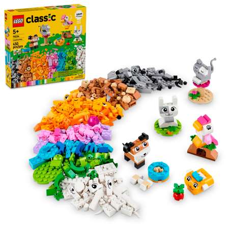 Конструктор LEGO Classic Креативные домашние животные блочный