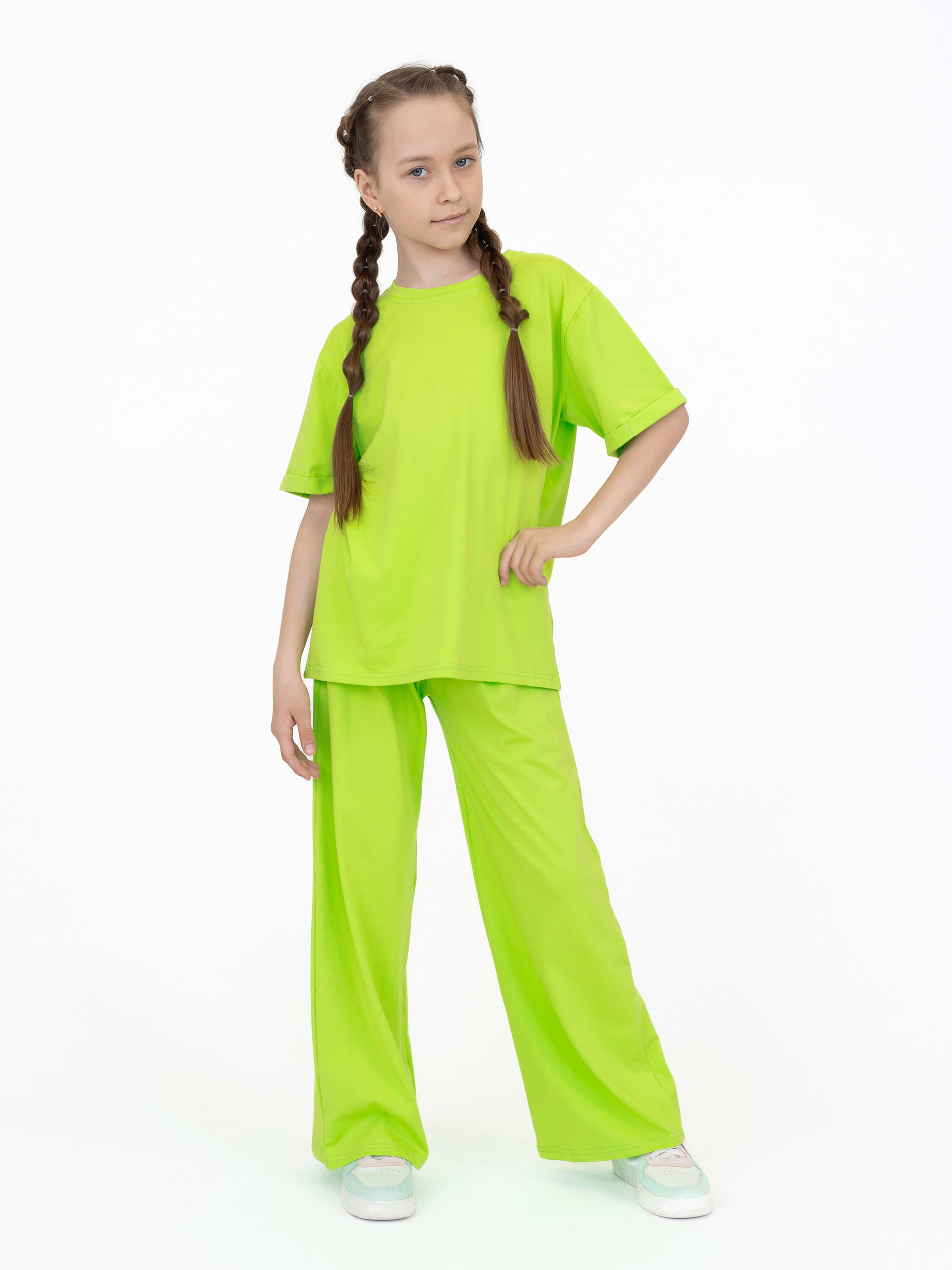 Футболка и брюки ULTRA 7060-Ул салат - фото 13