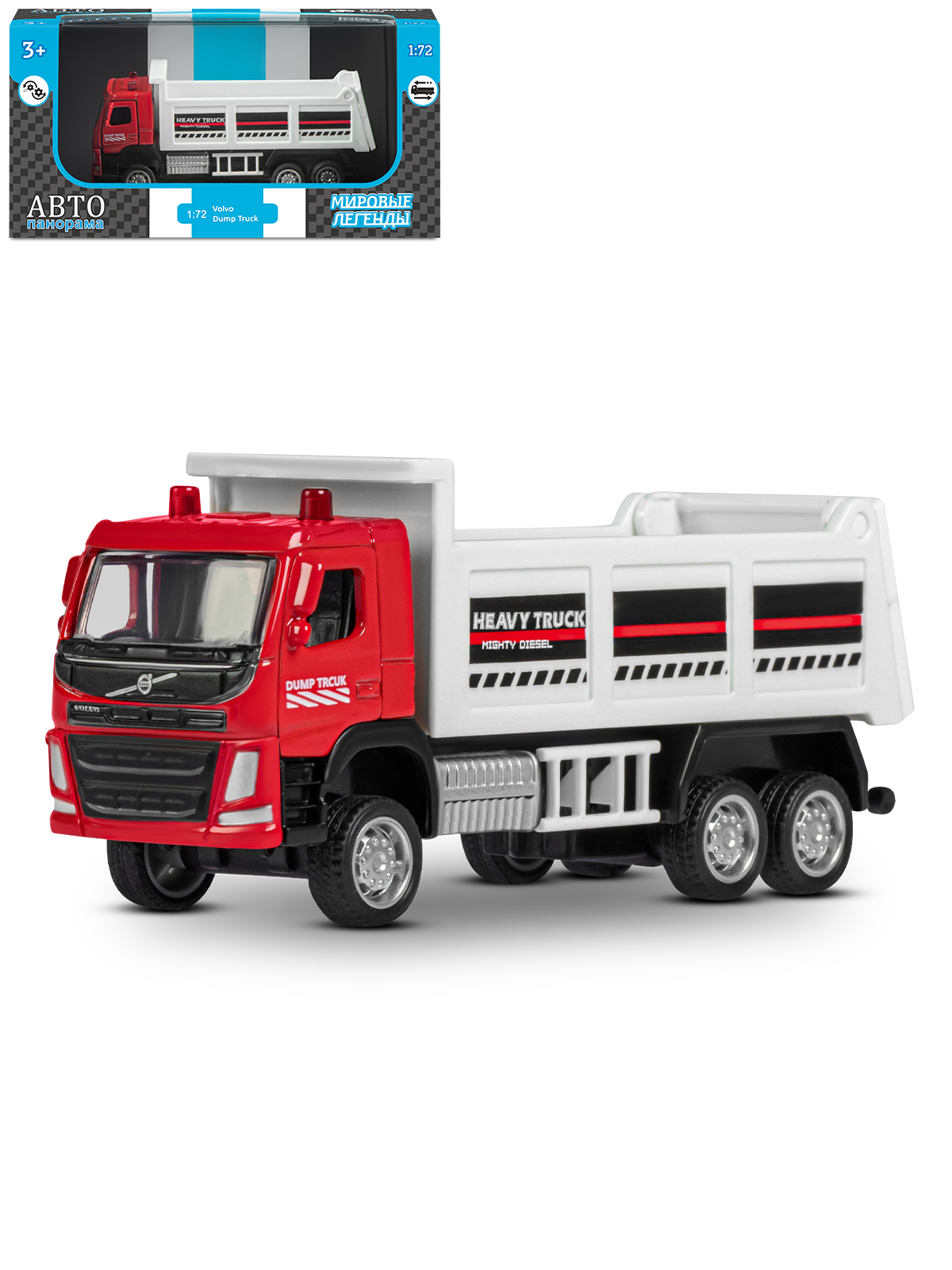 Самосвал АВТОпанорама Volvo FM 1:72 JB1251645 - фото 18