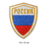 Термоаппликации вышитые TBY Россия 10,5х8,3см 10 шт