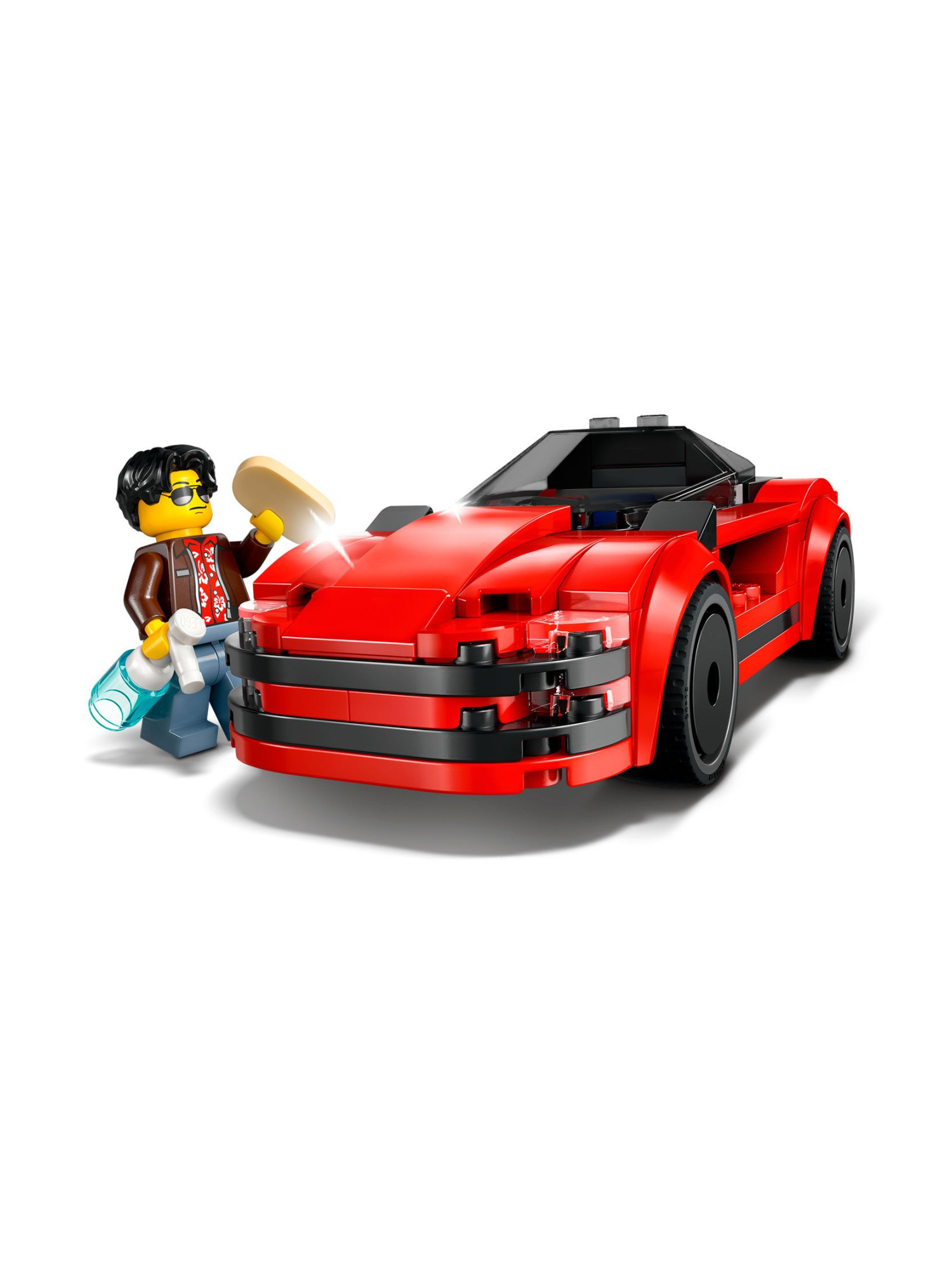 Конструктор LEGO City Красный спортивный автомобиль 109 дет. - фото 4