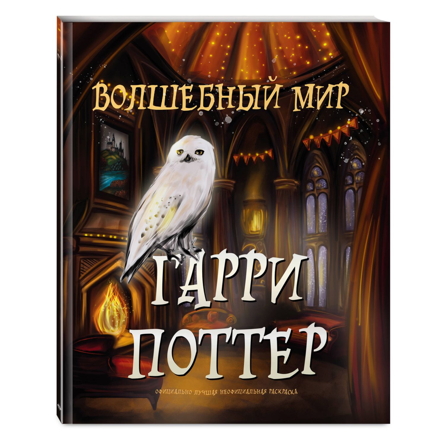 Книга Волшебный мир Гарри Поттера Раскраска - фото 1
