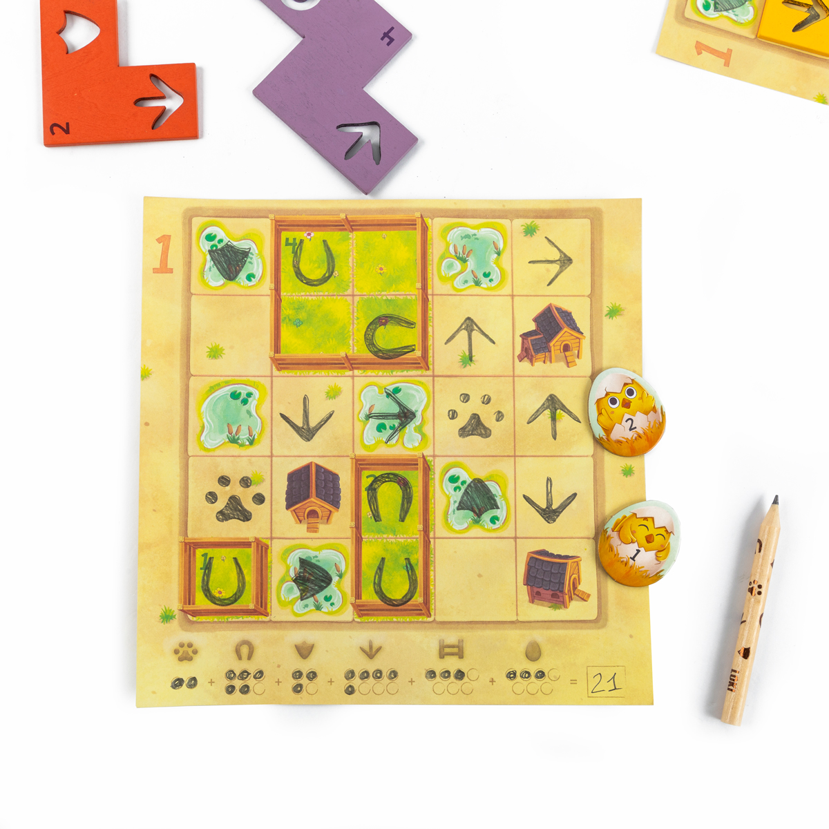 Настольная игра Эврикус Ферма Лапки - фото 11