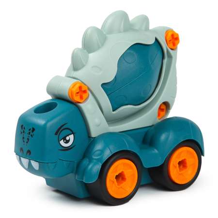 Конструктор BabyGo Дино Бетономешалка сборная игровая модель