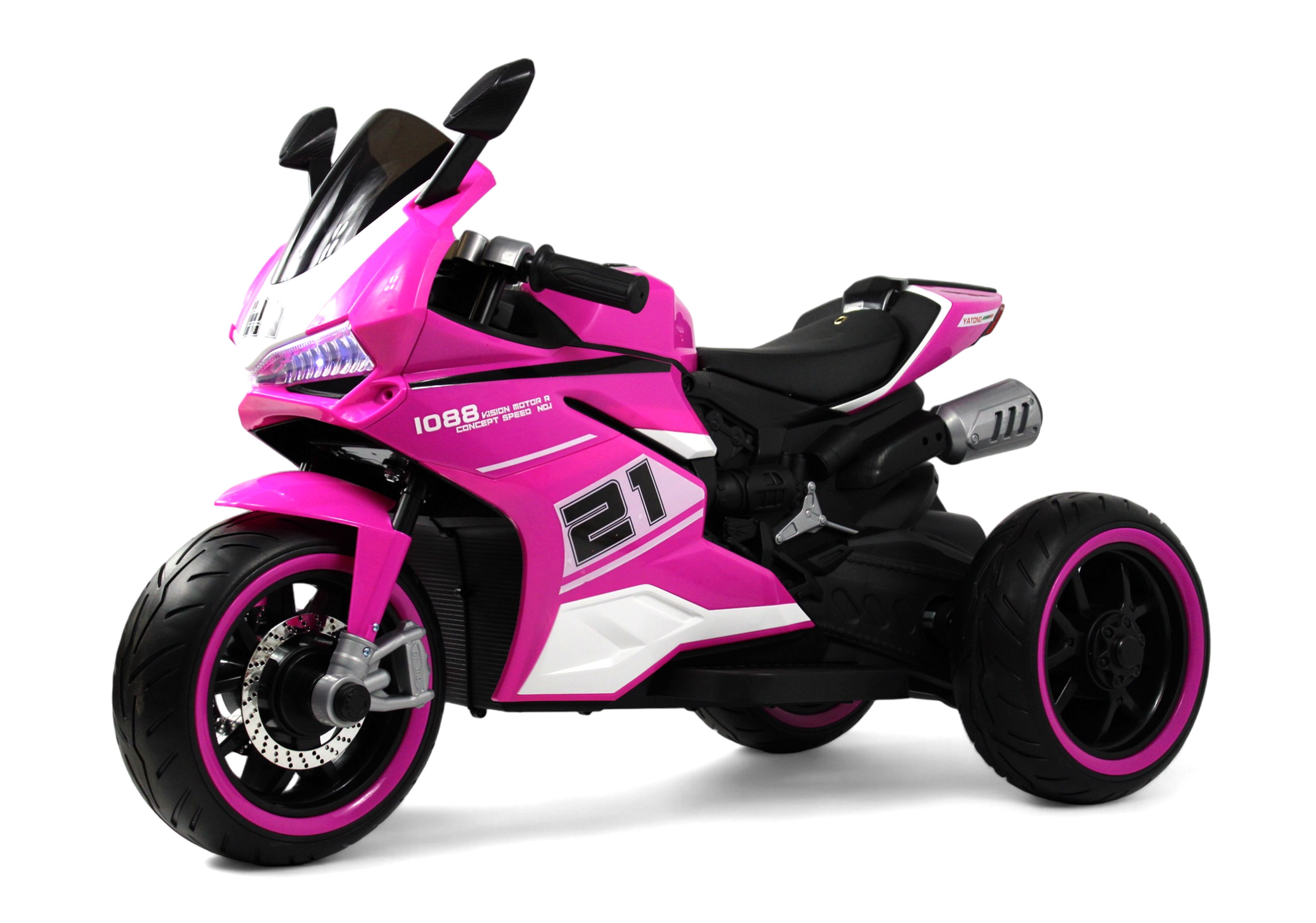 Электромобиль RIVERTOYS C005MC-PINK - фото 19