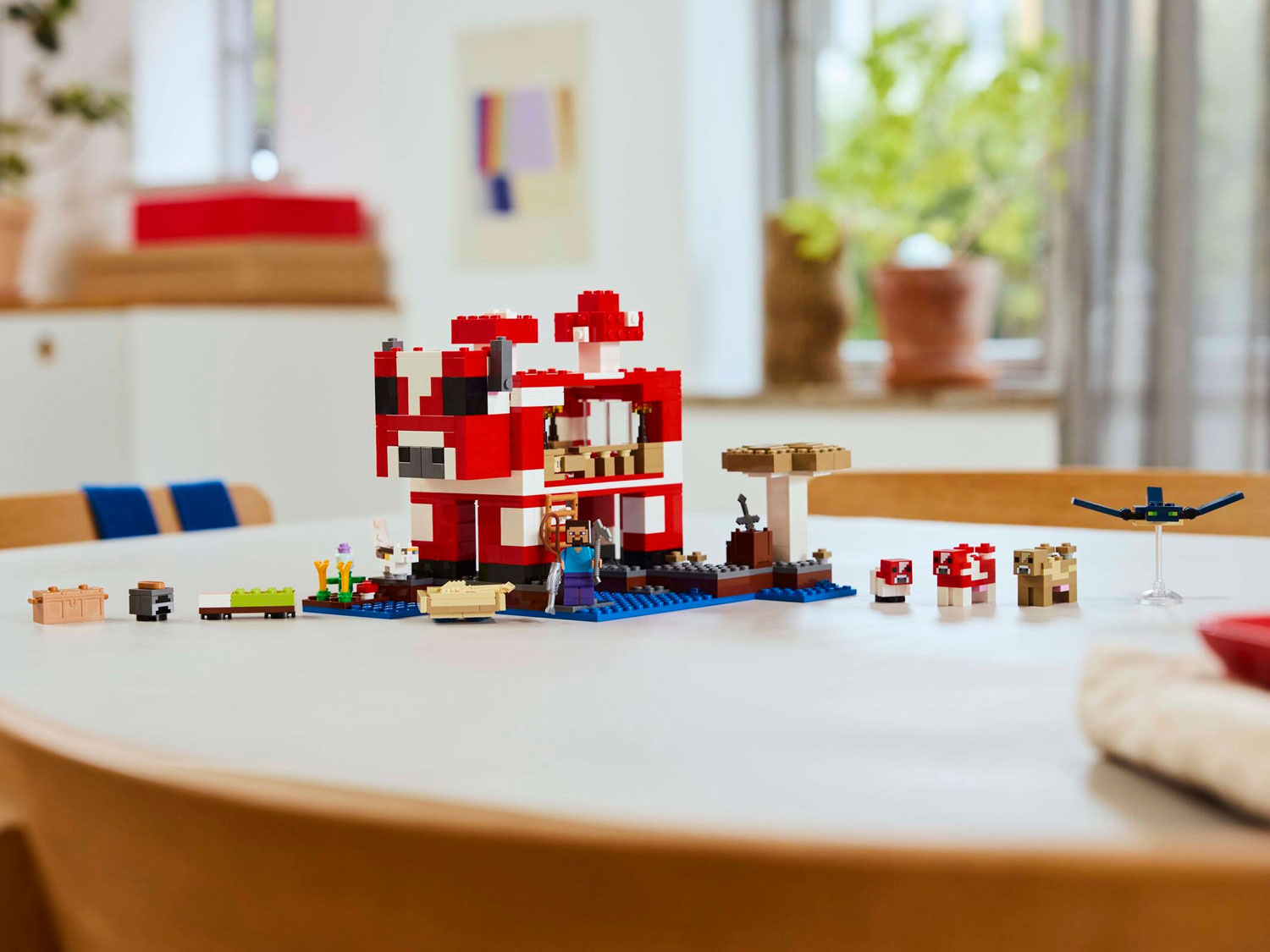 Конструктор LEGO Minecraft Большой Грибной Дом 500 дет. - фото 9