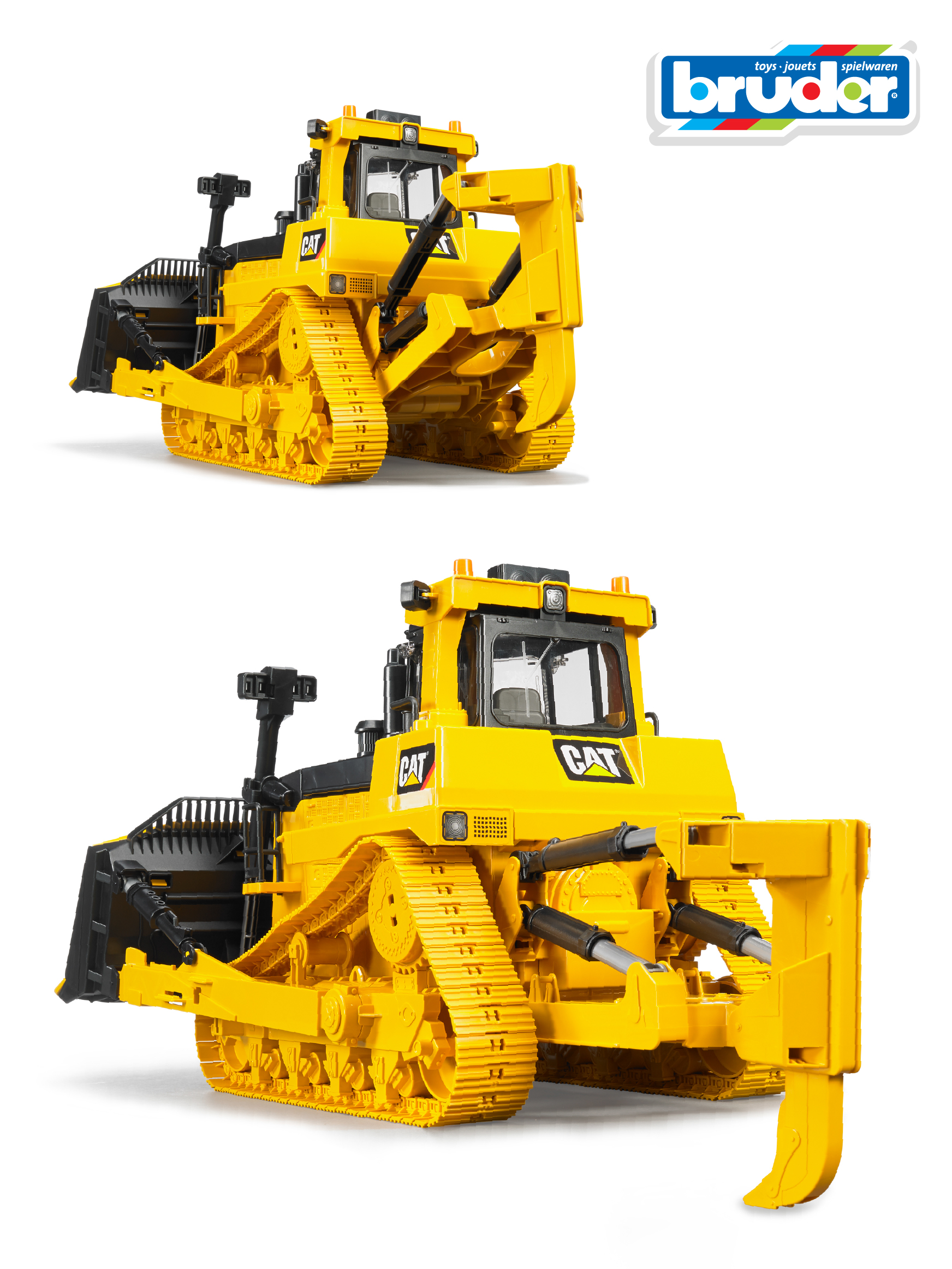 Бульдозер Bruder CAT Гусеничный 02-452 - фото 1