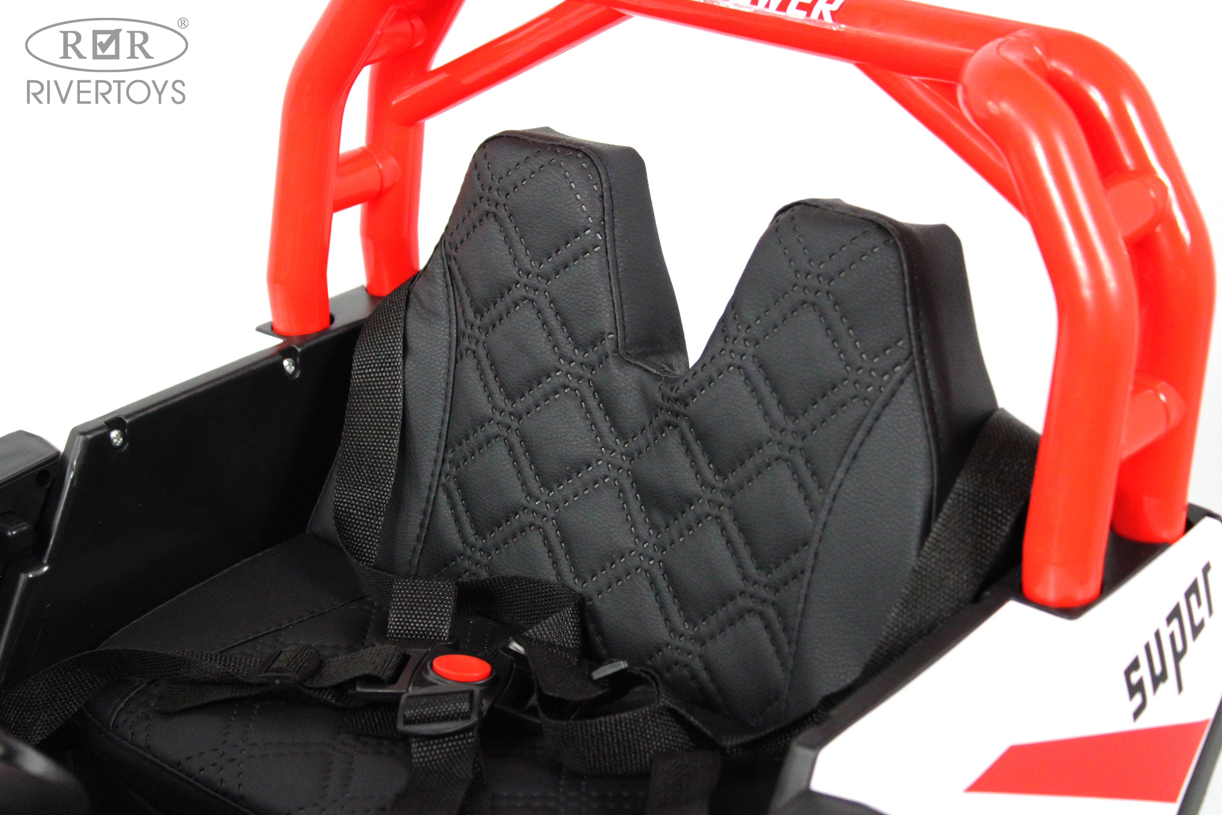 Электромобиль RIVERTOYS F888FF-RED С пультом ДУ - фото 12