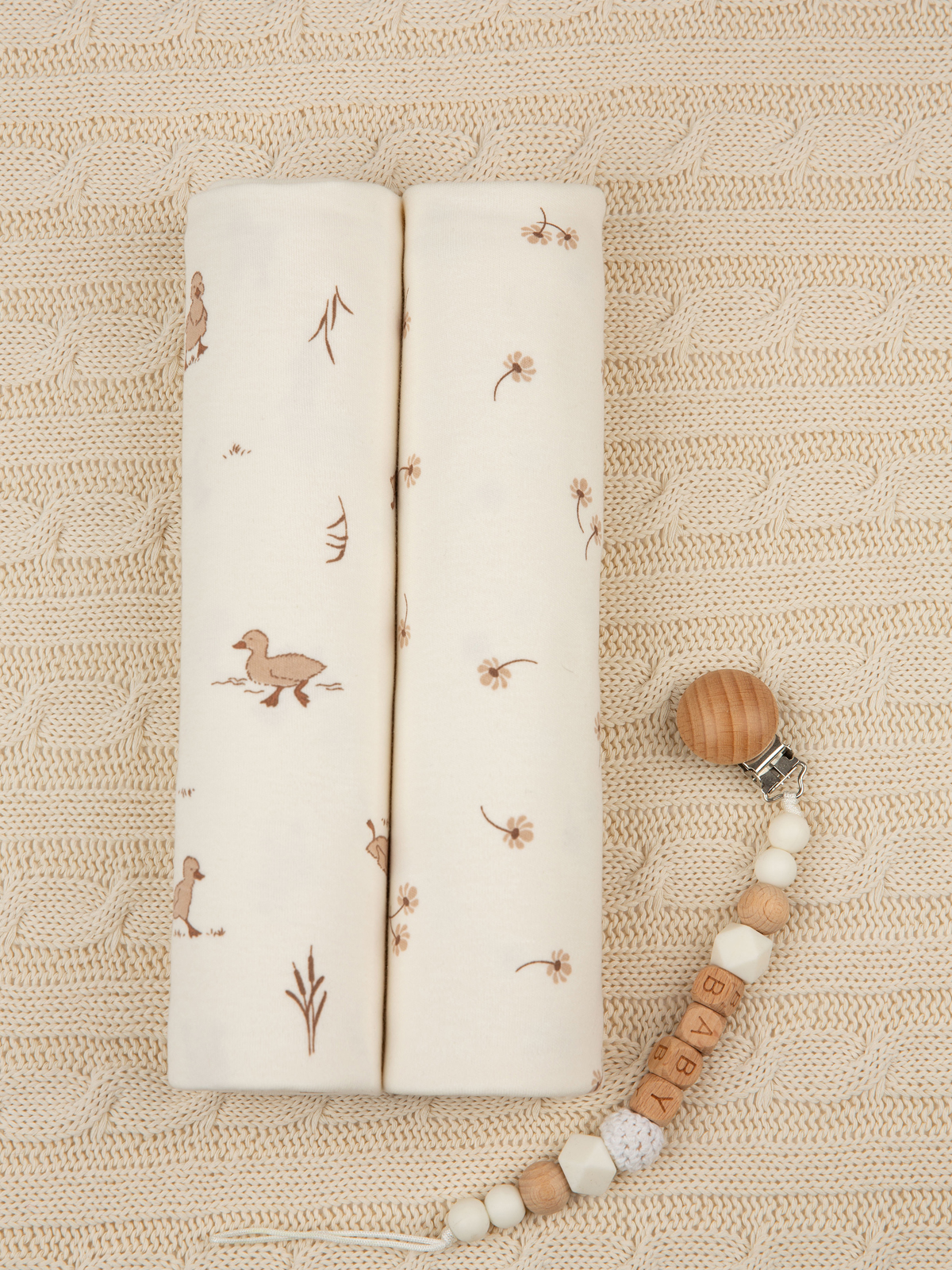 Пелёнка inlovery трикотаж 85х100 см 2 шт. - фото 7