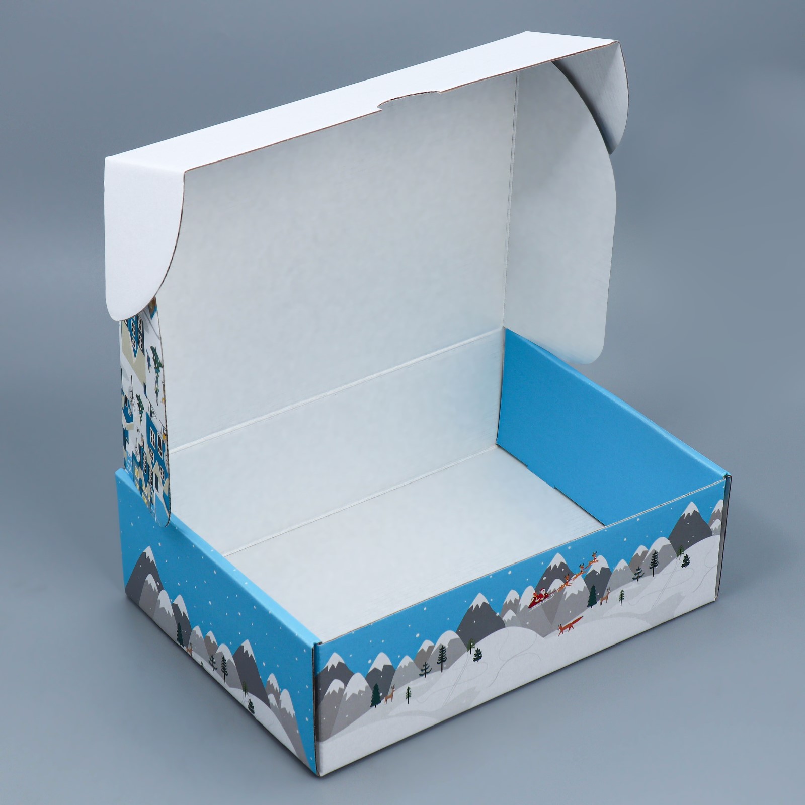 Коробка складная Дарите Счастье "Город", 30,7 х 22 х 9,5 см - фото 2