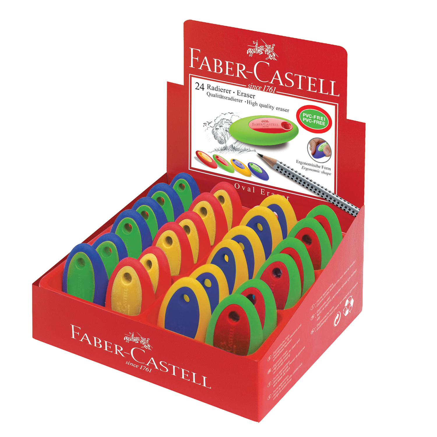 Ластик Faber Castell в ассортименте - фото 2