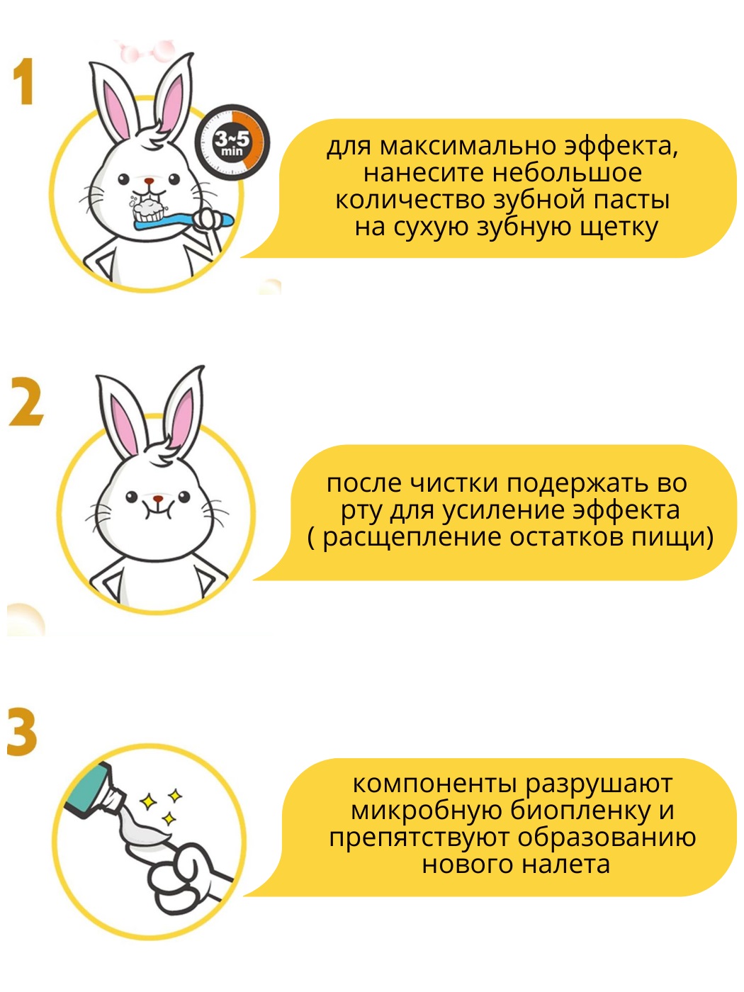 Зубная паста INTELLIGENT с фтором Клубника 50 г - фото 5