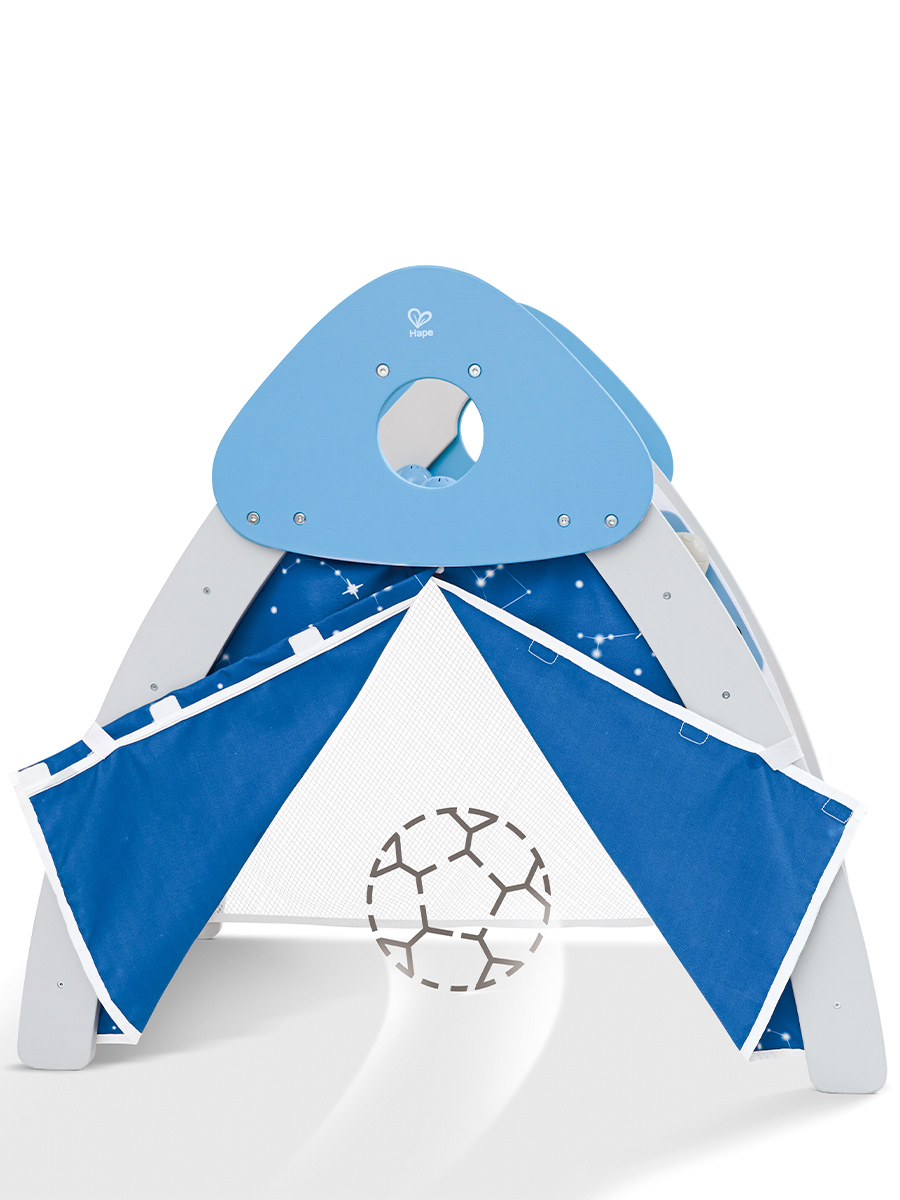 Детский игровой комплекс "4-в-1" Hape Пиклер с горкой, скалодром E1222_HP - фото 12