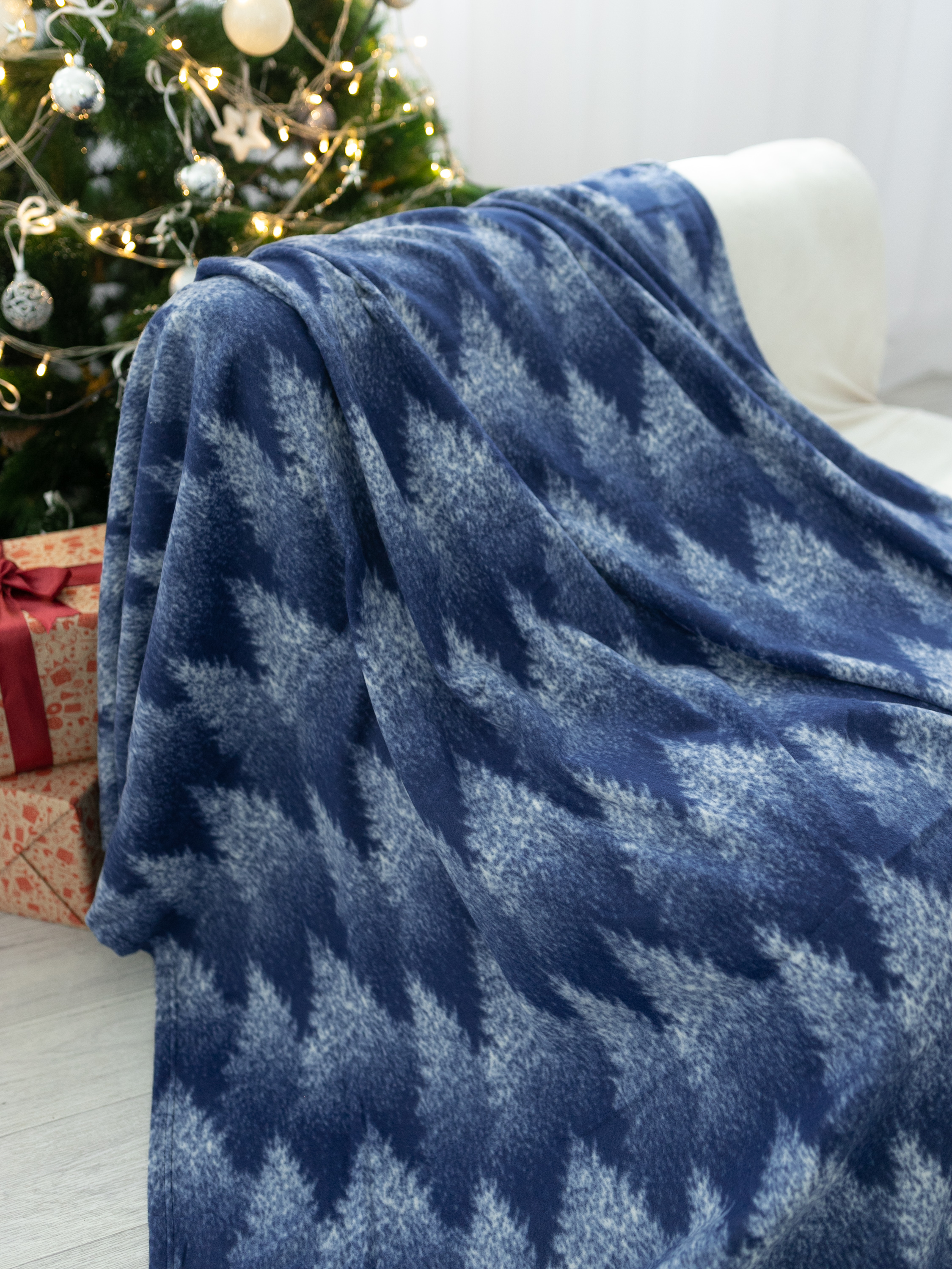 Плед Wellness WPL152-Зимний 8 150 x 200 см флис - фото 7