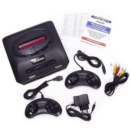Игровая приставка для детей Retro Genesis SEGA Modern (PAL Edition) + 170 игр / 2 проводных джойстика