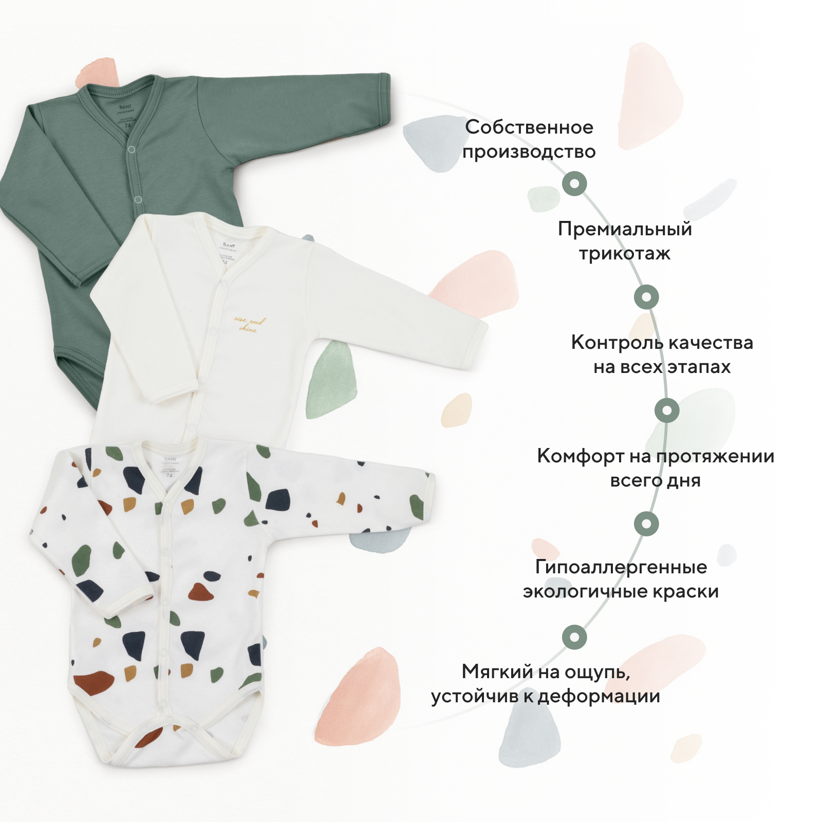 Боди 3 шт Rant 4670078650047 - фото 3