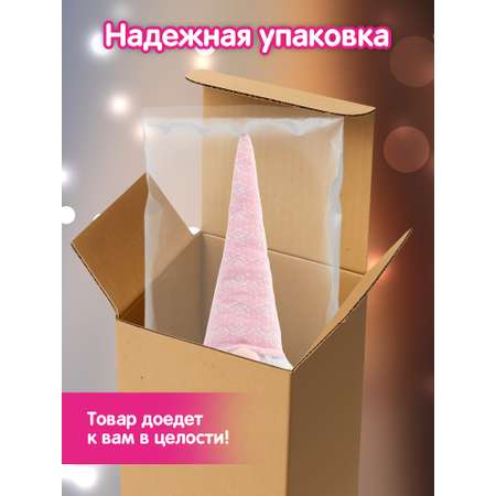 Украшение новогоднее Золотая сказка Гном с сердечком на стол