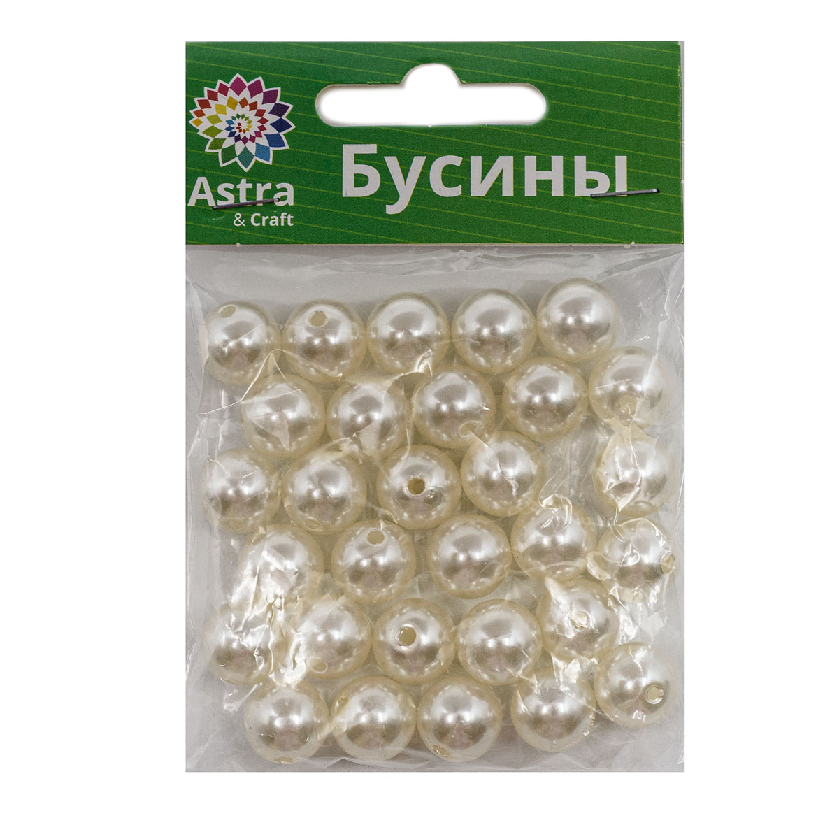 Набор для творчества Astra Craft бусины жемчуг 12мм 25г круглые - фото 6
