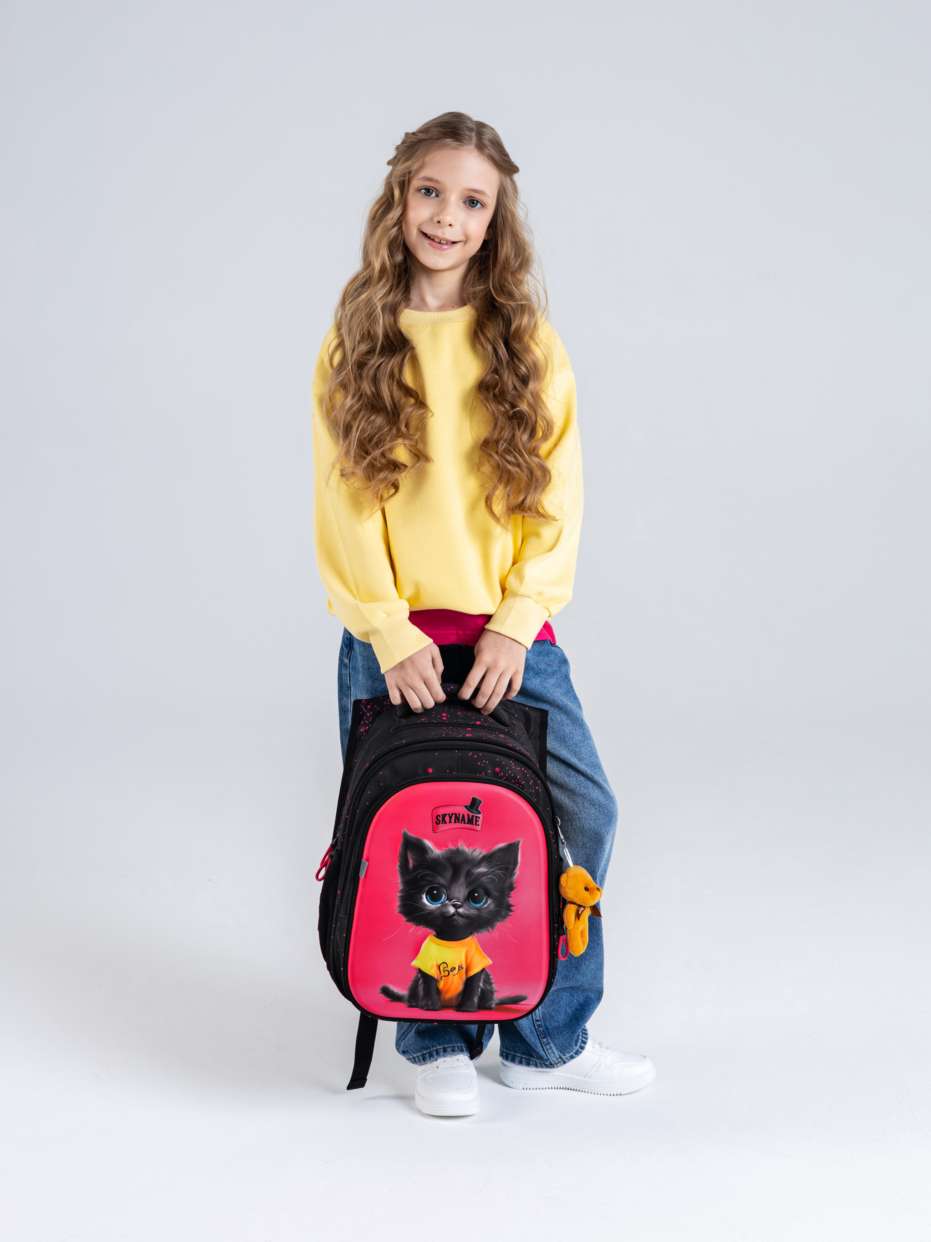 Рюкзак SkyName 1-4 класс, набор 4 в 1 - фото 4