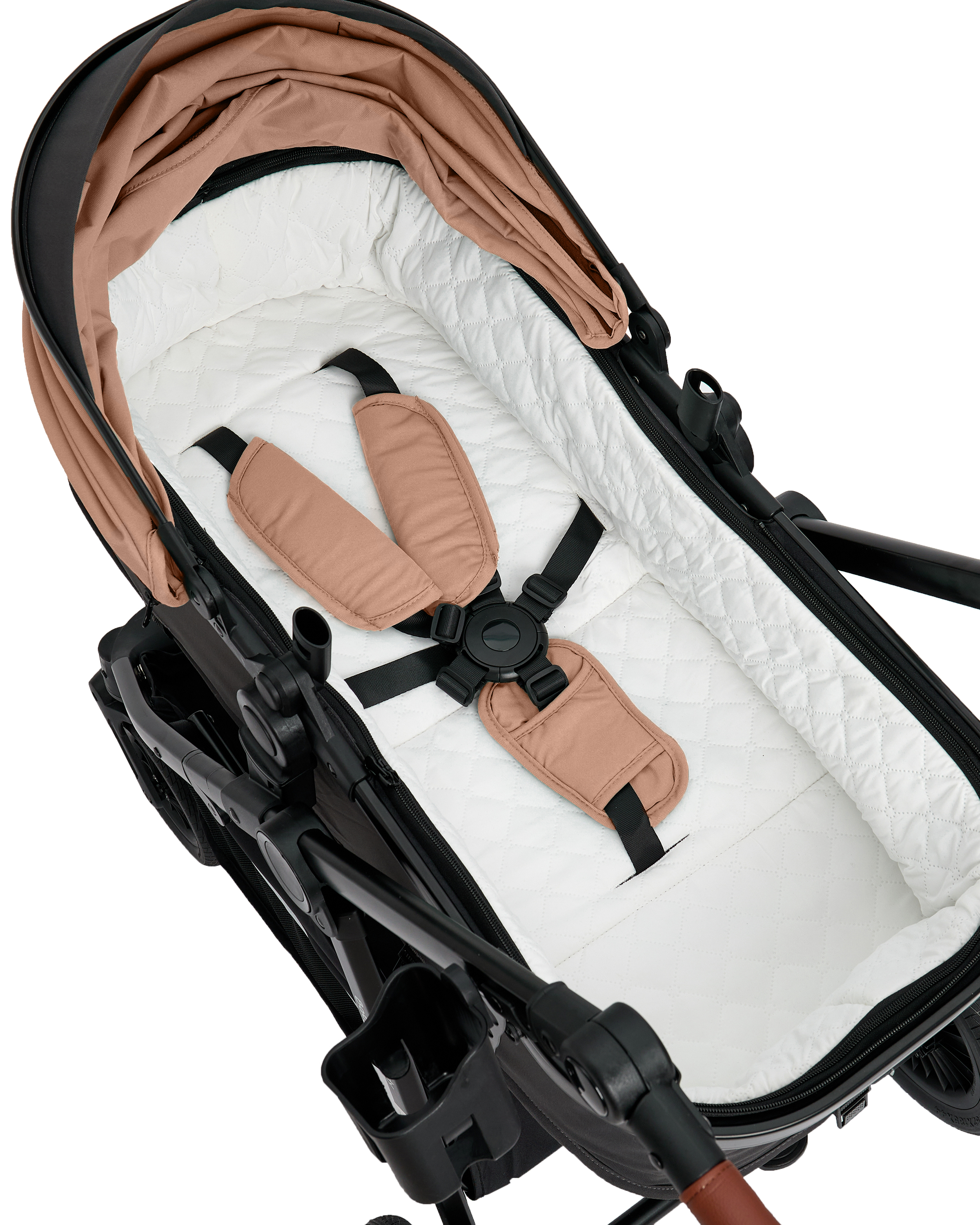 Коляска 2в1 BabyGo Sandy бежевый - фото 11