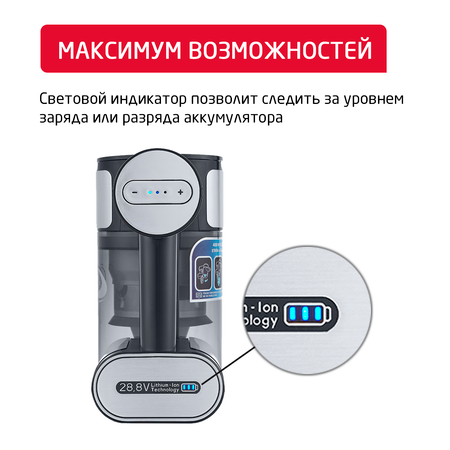 Беспроводной пылесос ARNICA Solara белый