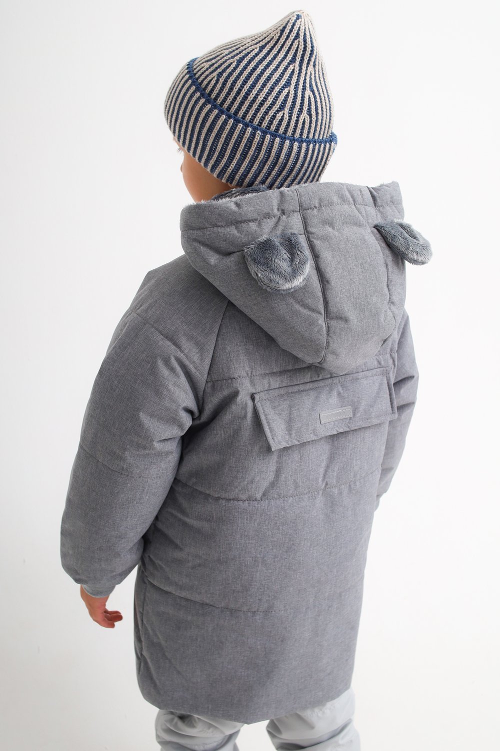 Куртка MINIDINO MDW1-JW018/0Куртка зимняя Мишка акула - фото 2