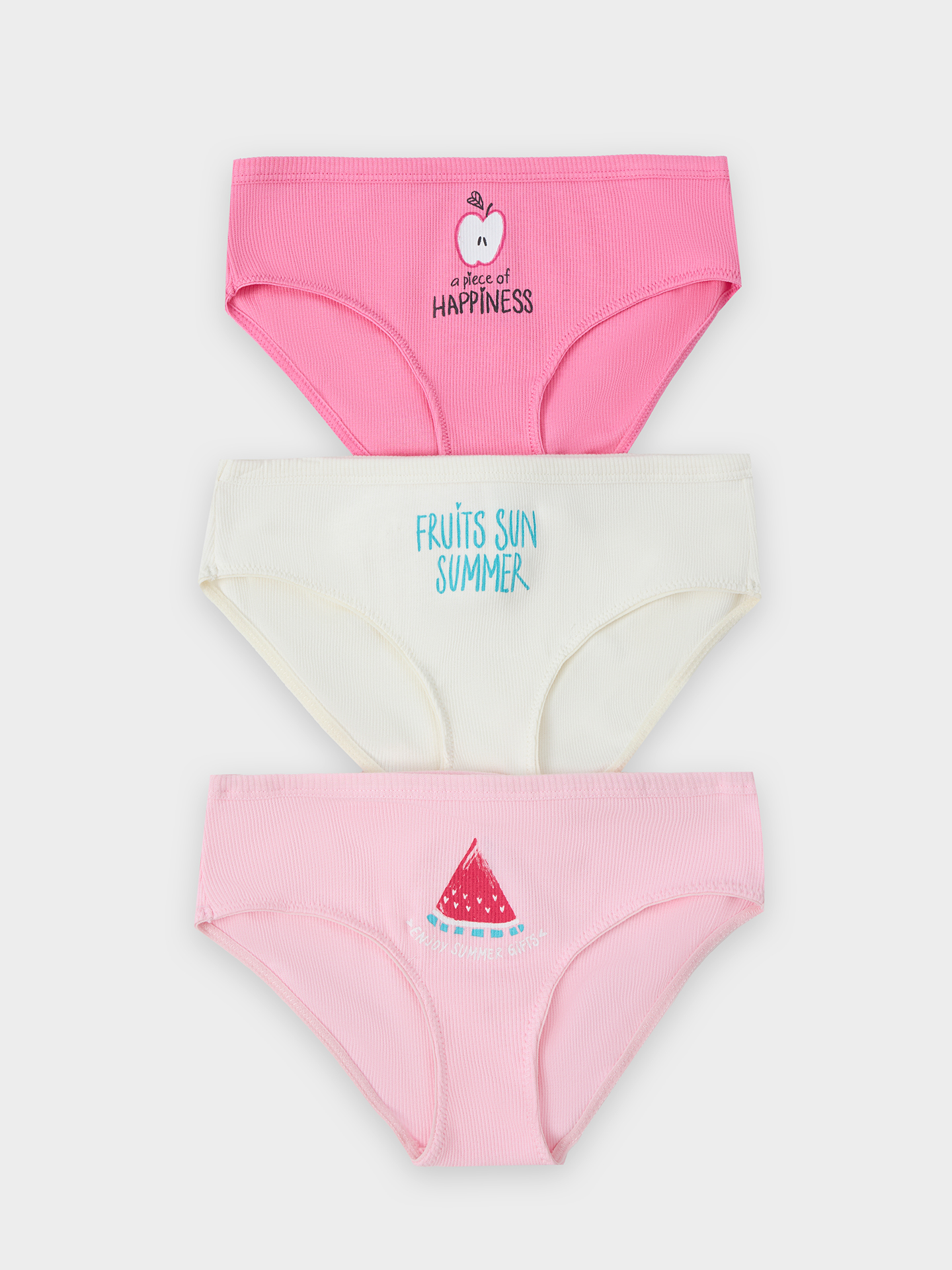 Трусы 3 шт Mark Formelle (Марк Формэль) 417745-1-3/розовая сказка +печать - фото 1