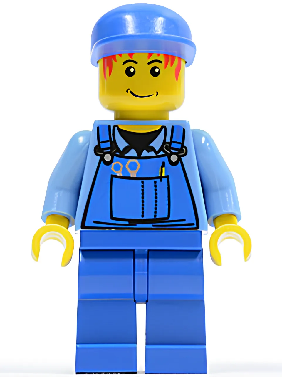 Изображение товара LEGO минифигурка Overalls with Tools в синем комбинезоне с инструментами