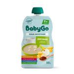 Каша BabyGo молочная рисовая + фрукты 111г с 9 месяцев