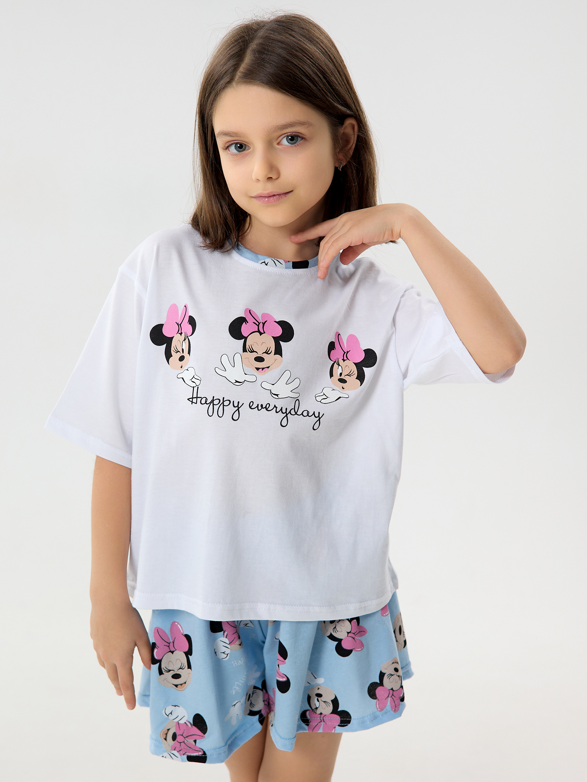 Пижама YAXX 003--Пижама микки/голубой - фото 4