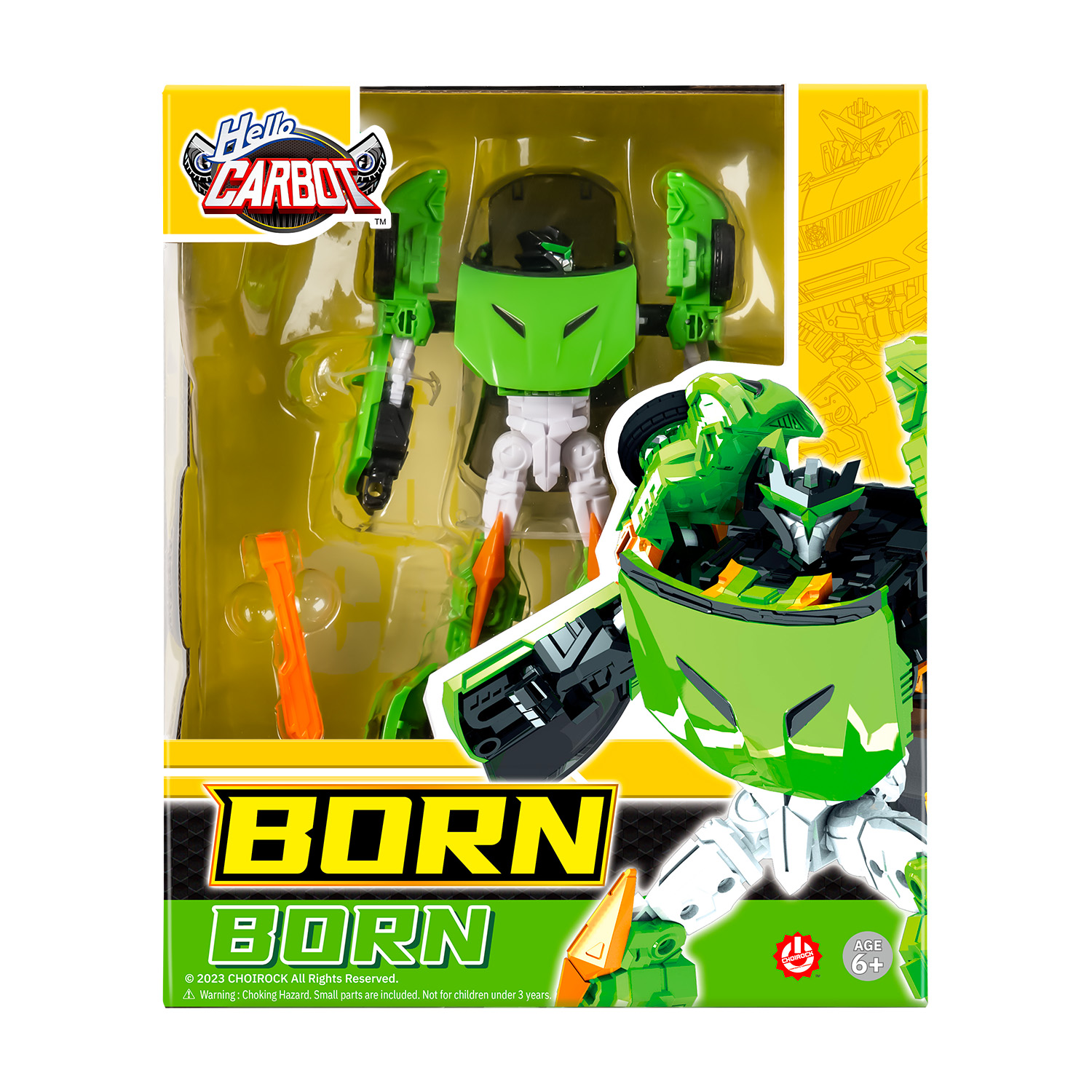 Фигурка Hello Carbot Born трансформер 21 см S2 - фото 12
