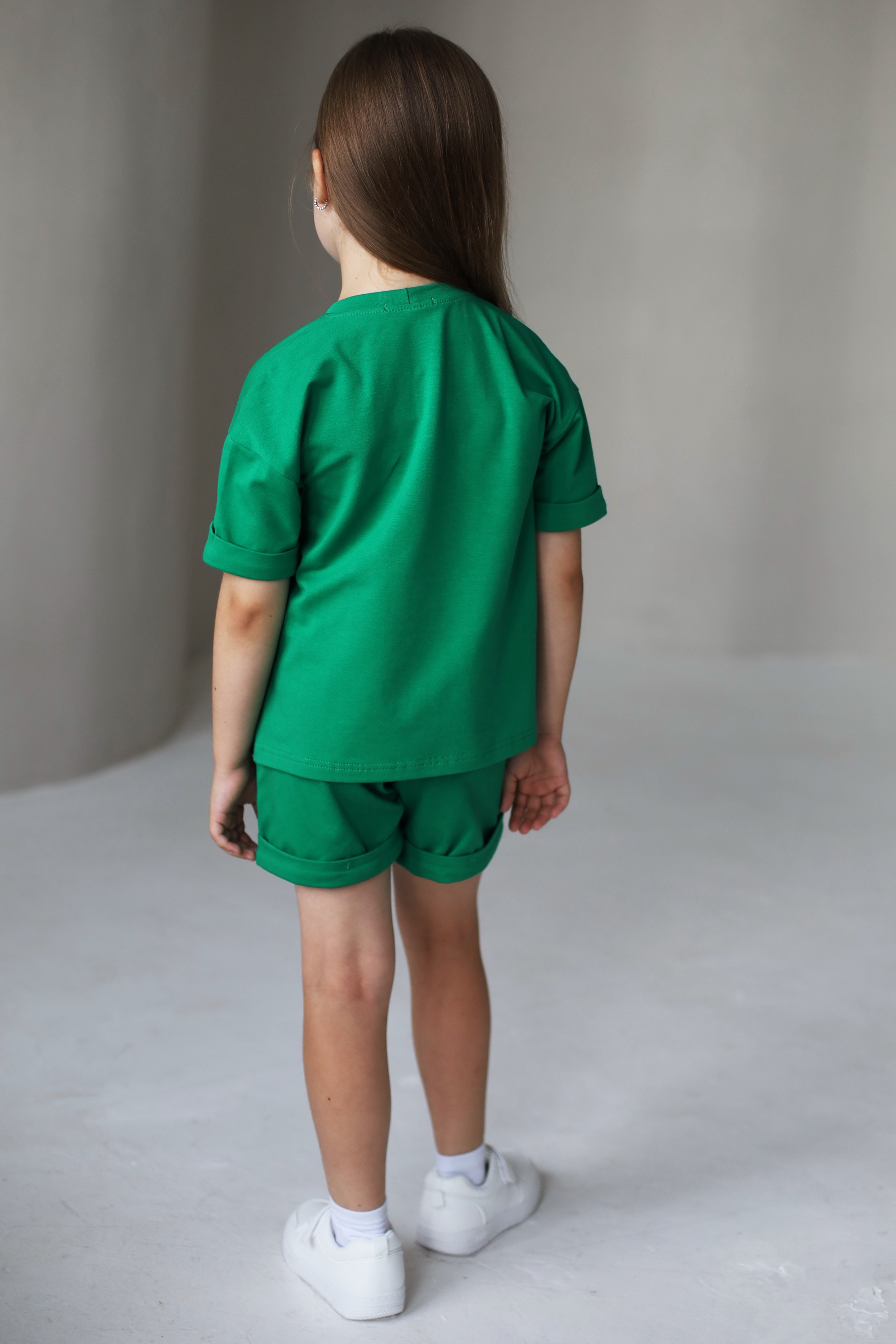 Футболка и шорты Агапэ 8016_зеленый - фото 8