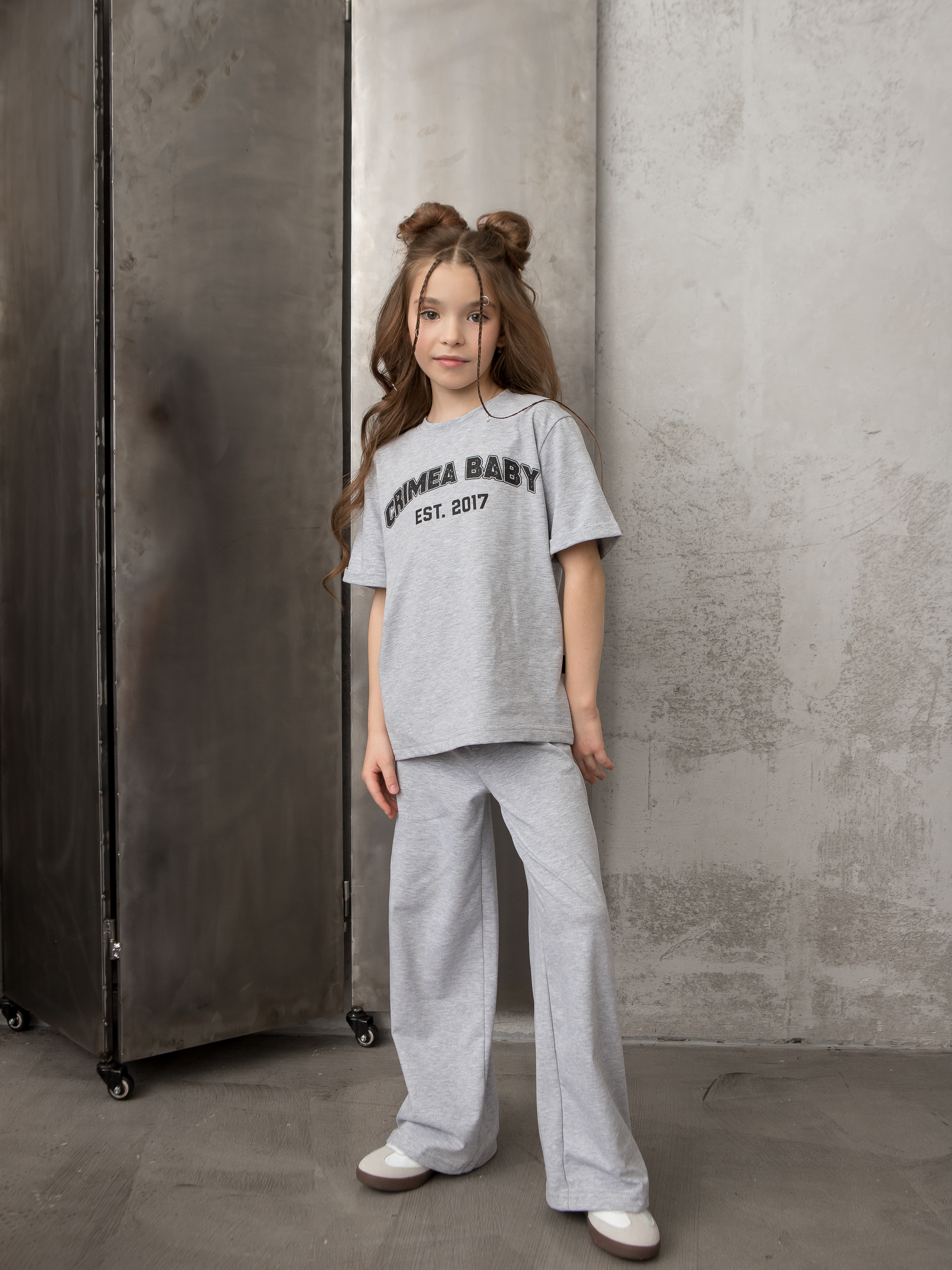Футболка и брюки Crimea Baby Pants/grey - фото 10