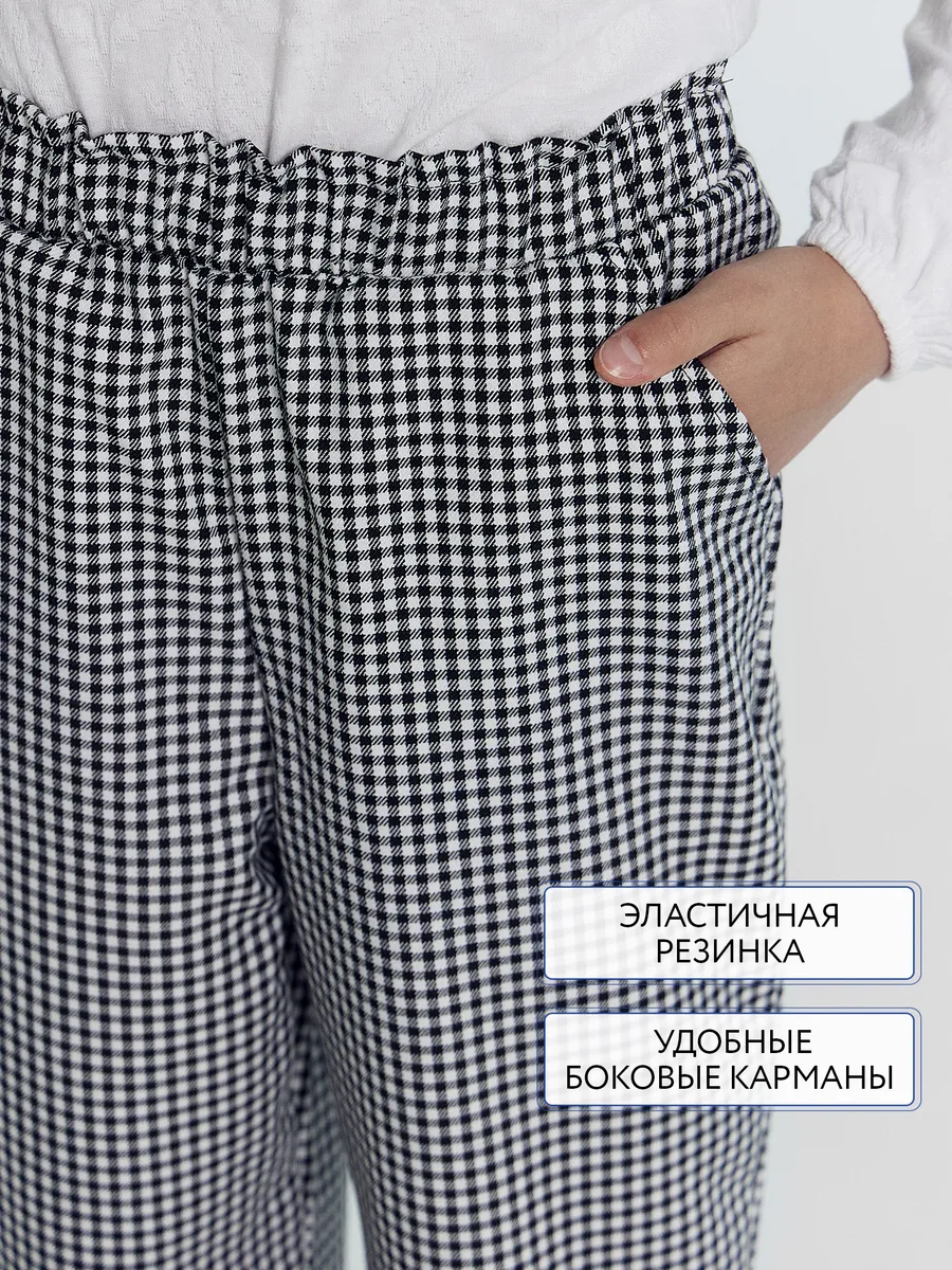 Брюки Mark Formelle (Марк Формэль) 187790/клетка виши - фото 5