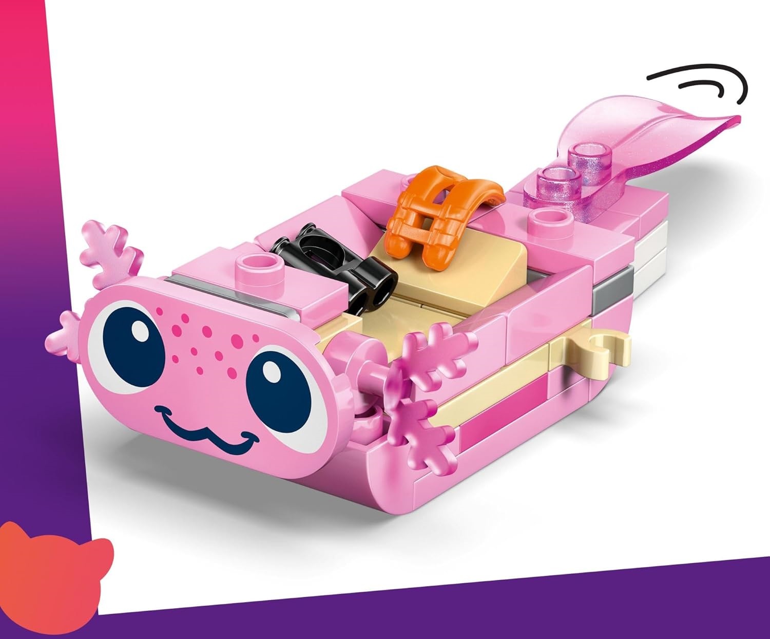 Конструктор LEGO Friends Приключения на лодке Аксолотль 95 дет. - фото 3