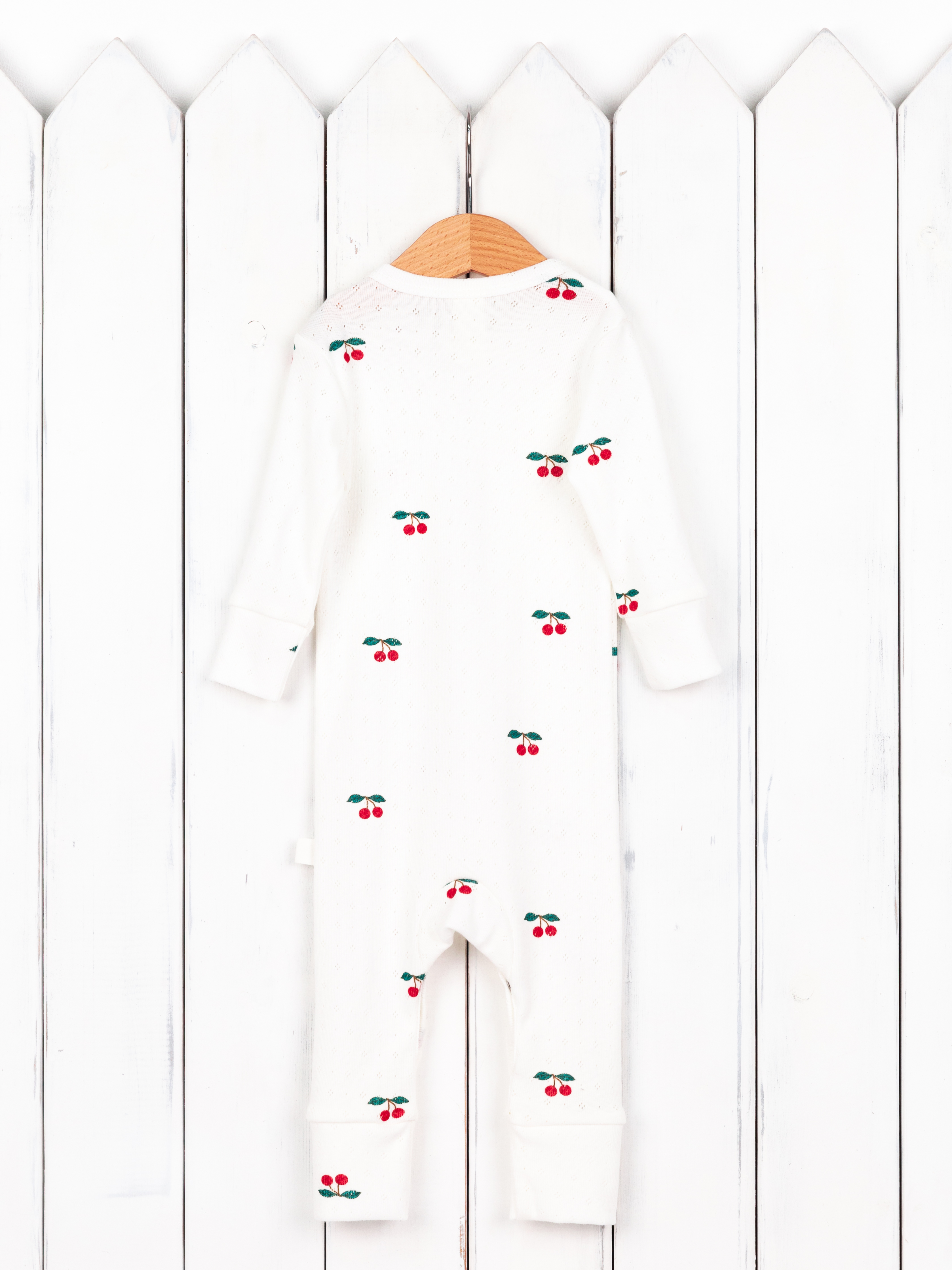 Комбинезон Baby boom К296/9-Р ажурная рибана вишенки - фото 4