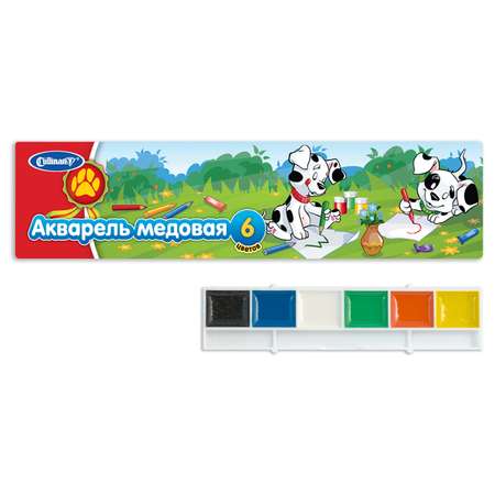 Краски акварель Cullinan 6 цв. в ассортименте
