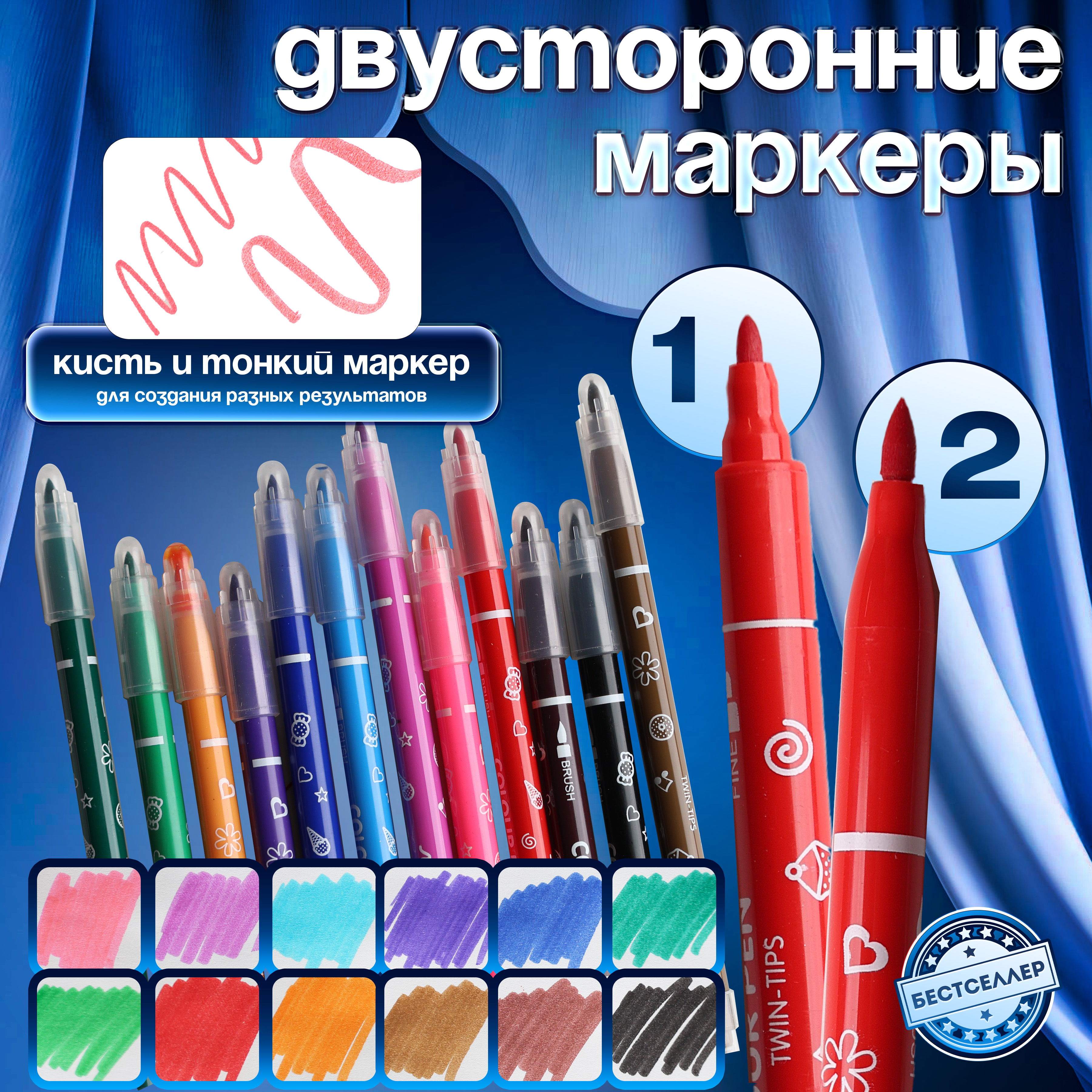 Набор для рисования Бестселлер Творческий набор роспись по холсту 158 шт. - фото 9