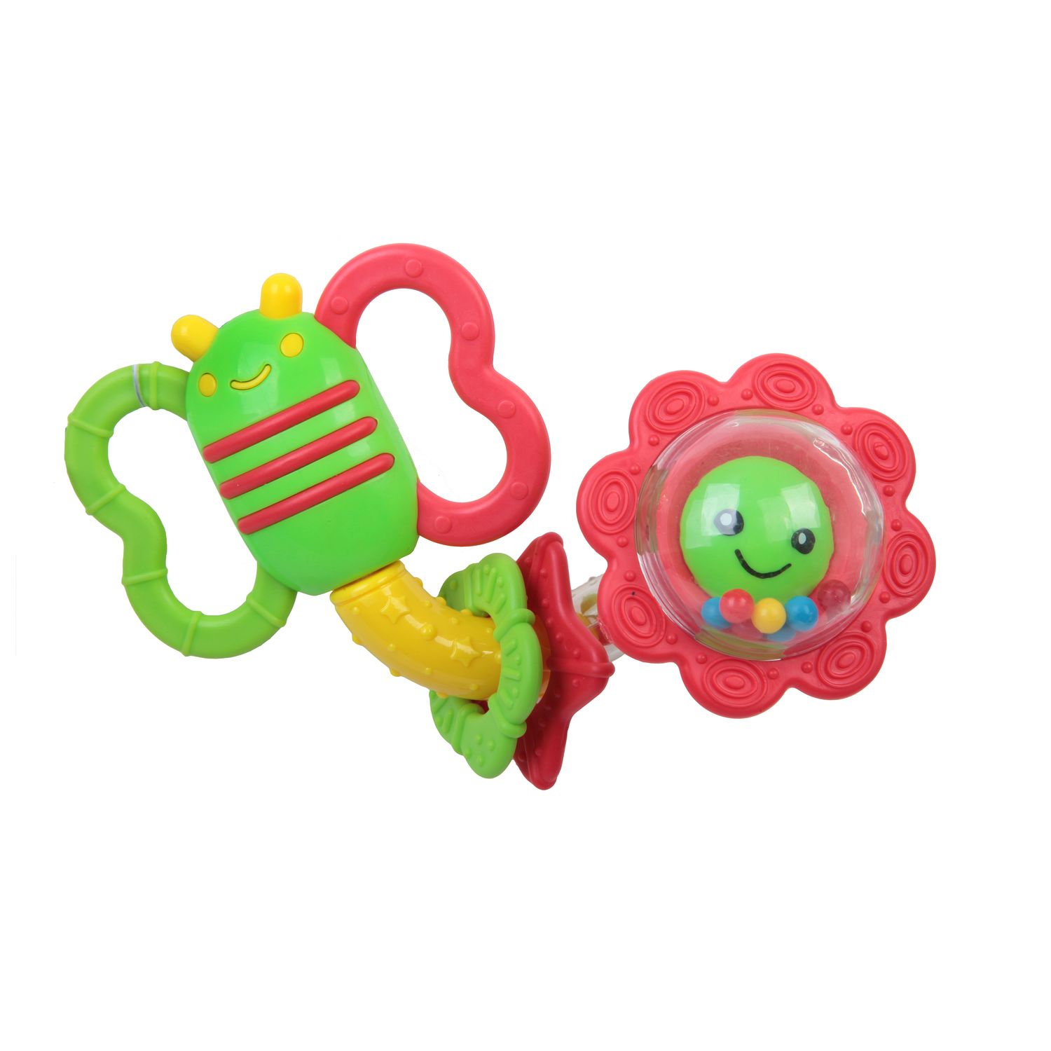 Игрушка Bondibon погремушка развивающая Жучок с цветком - фото 5