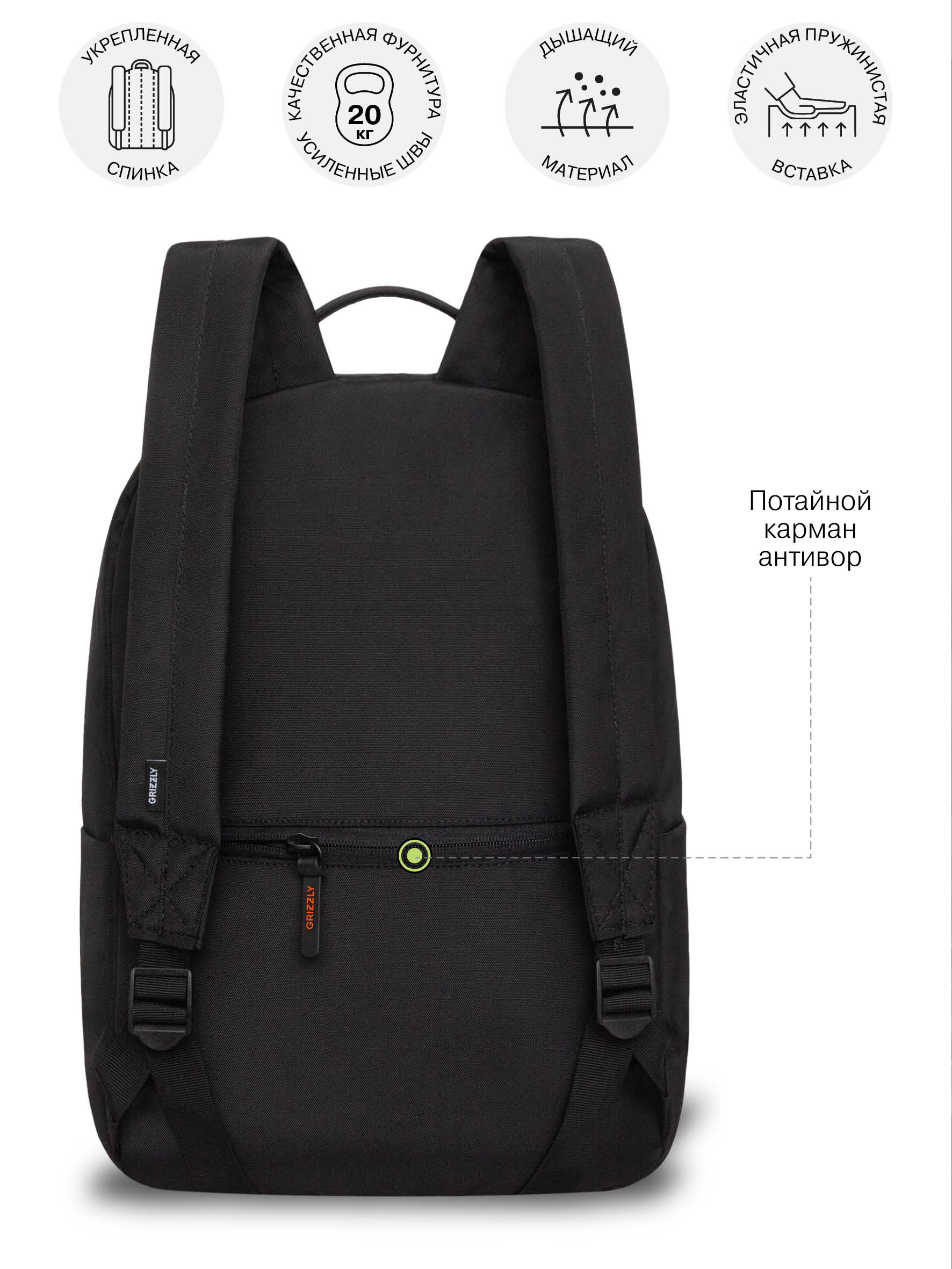 Рюкзак Grizzly для мальчика - фото 8